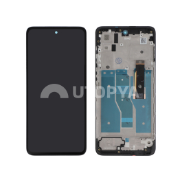 Ecran Complet Noir Moto G82 5G (Avec Châssis) (ReLife)