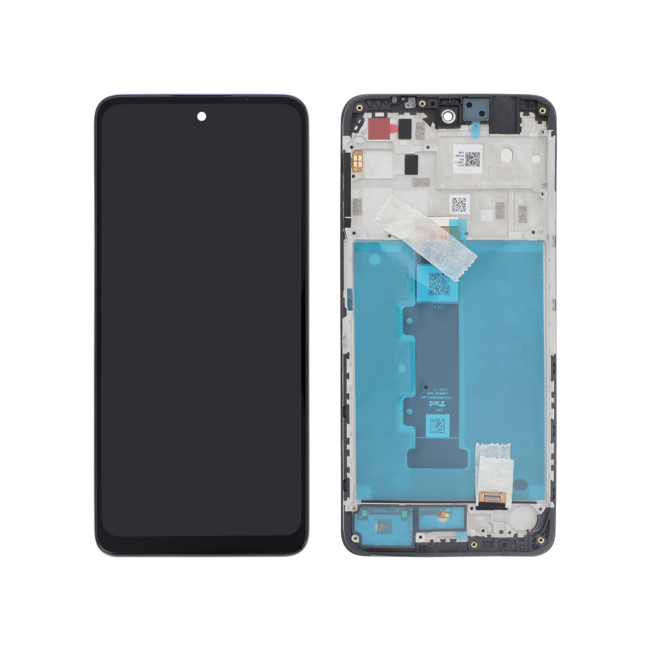 Ecran Complet Noir Motorola Moto G22