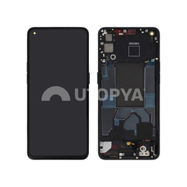 Ecran Complet Noir OLED Oppo Reno 6 5G (Avec châssis)