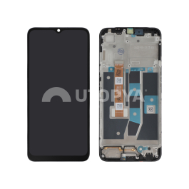 Ecran Complet Noir Oppo A16 ( Avec châssis)