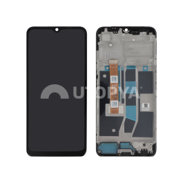 Ecran Complet Noir Oppo A16s (Avec châssis) (ReLife)