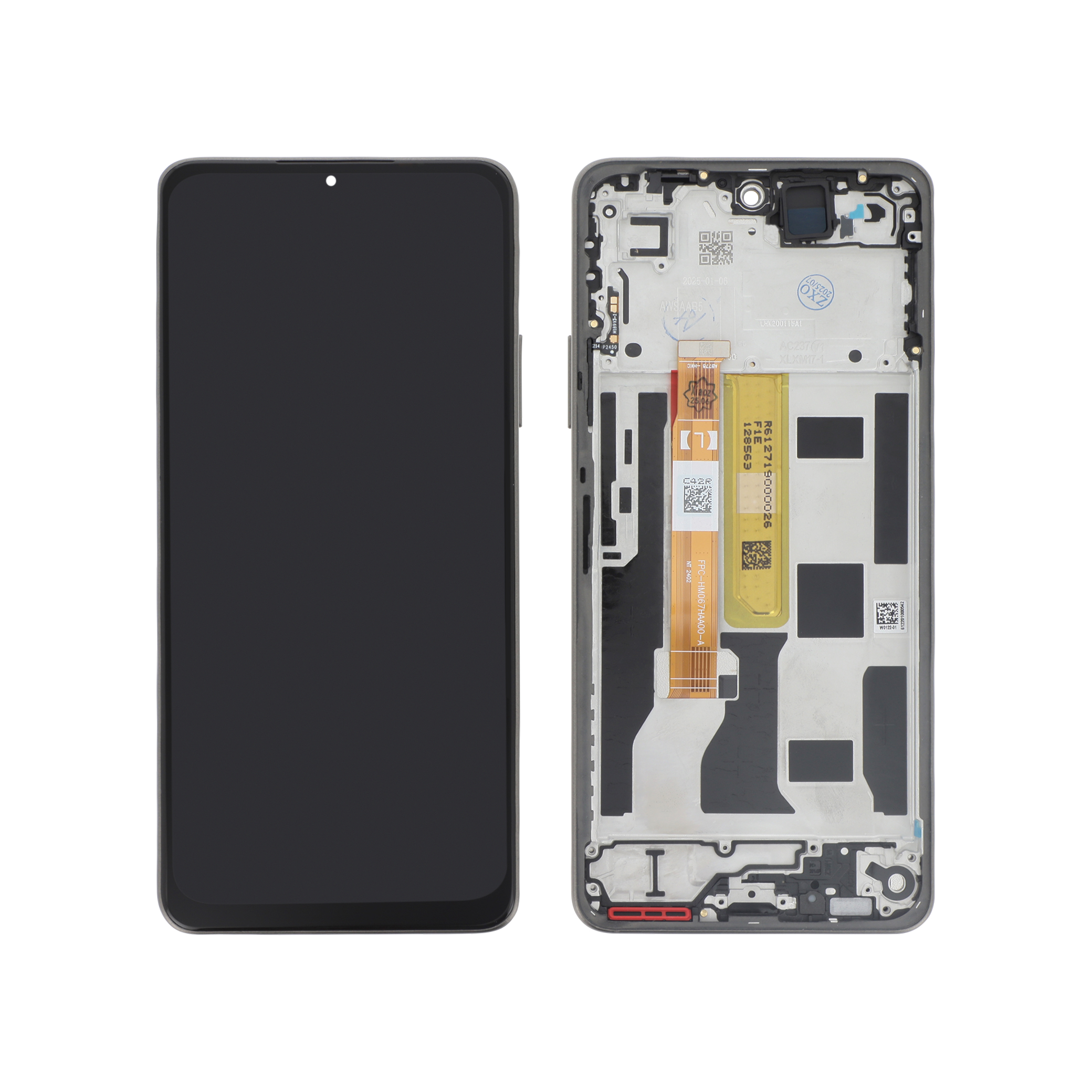 Ecran Complet Noir Oppo A5 Pro 5G (Avec Chassîs) (ReLife)