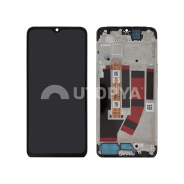 Ecran Complet Noir Oppo A57s (Avec châssis) (ReLife)