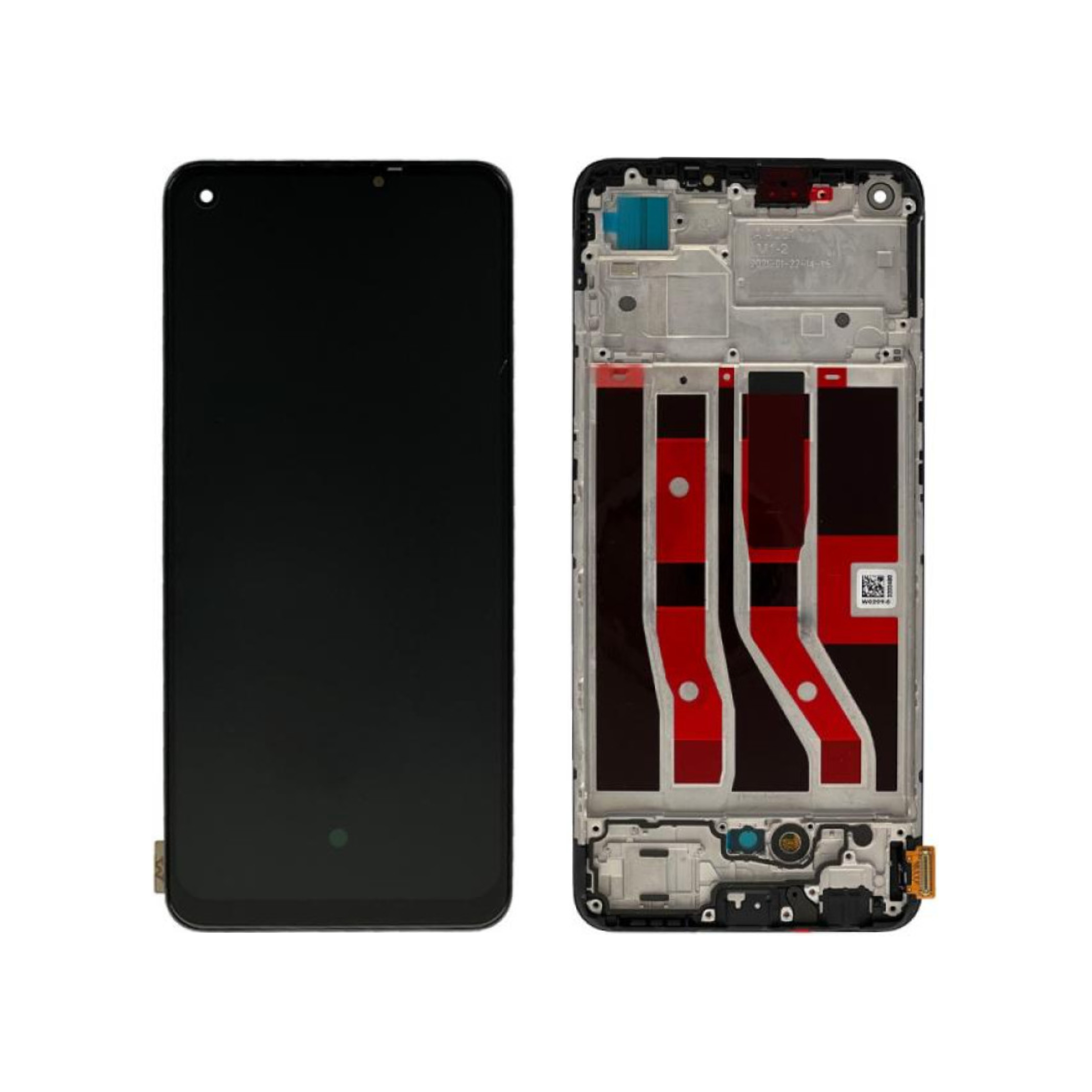 Ecran Complet Noir Oppo A74 4G