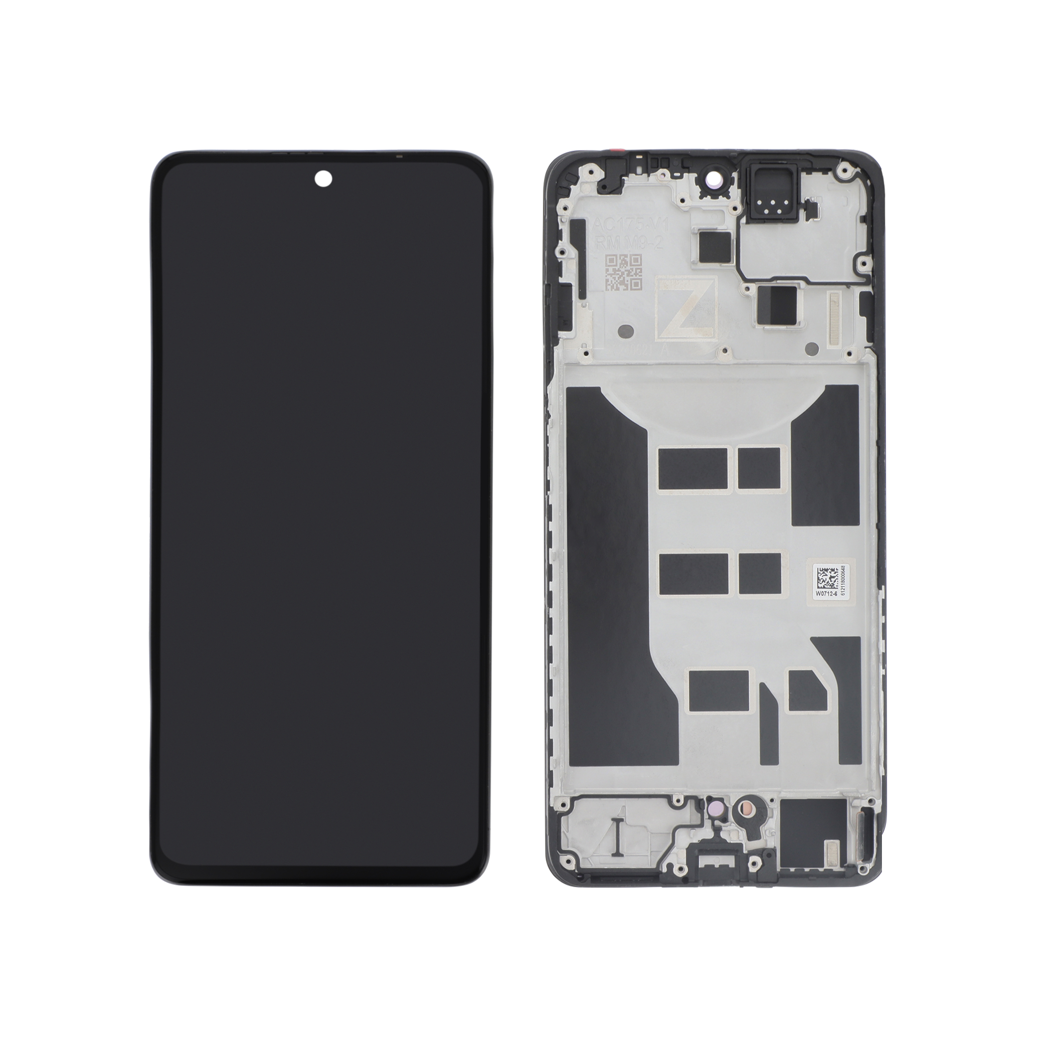 Ecran Complet Noir Oppo Reno12 F 4G/5G OLED (Avec Chassîs)