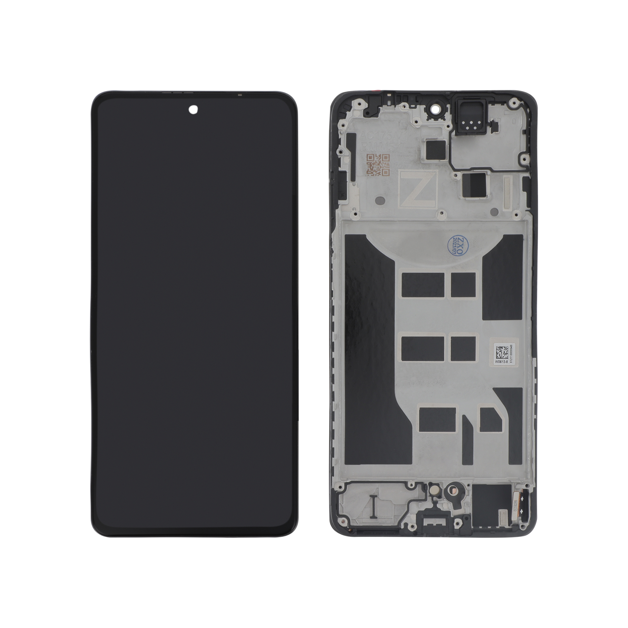 Ecran Complet Noir Oppo Reno12 F 4G/5G (ReLIfe) (Avec Châssis)