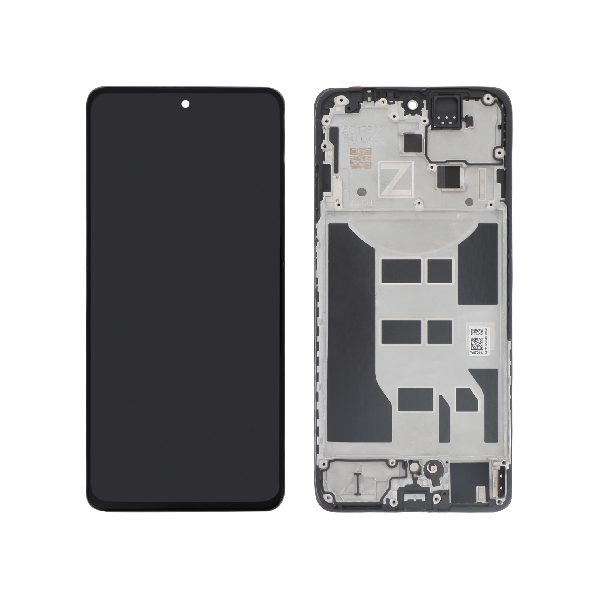 Ecran Complet Noir Oppo Reno12 FS 5G (Avec Chassîs) (ReLife)