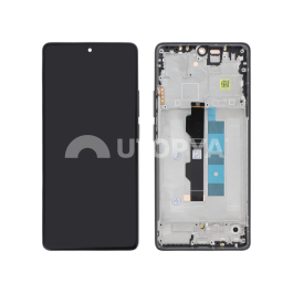 Ecran Complet Noir Poco M6 Pro (Avec Châssis) (ReLife)