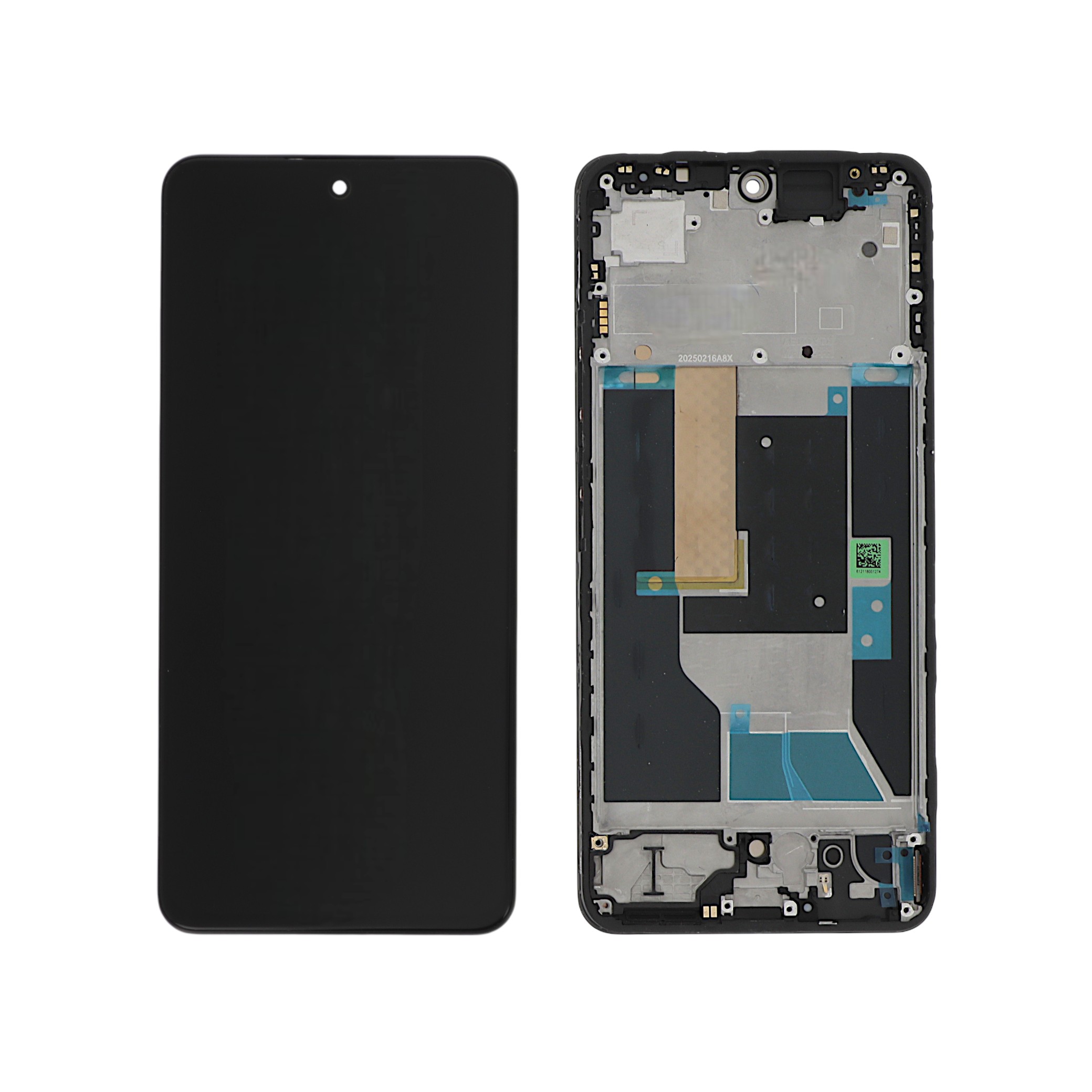 Ecran Complet Noir Realme 14T 5G (Avec Châssis) (ReLife)