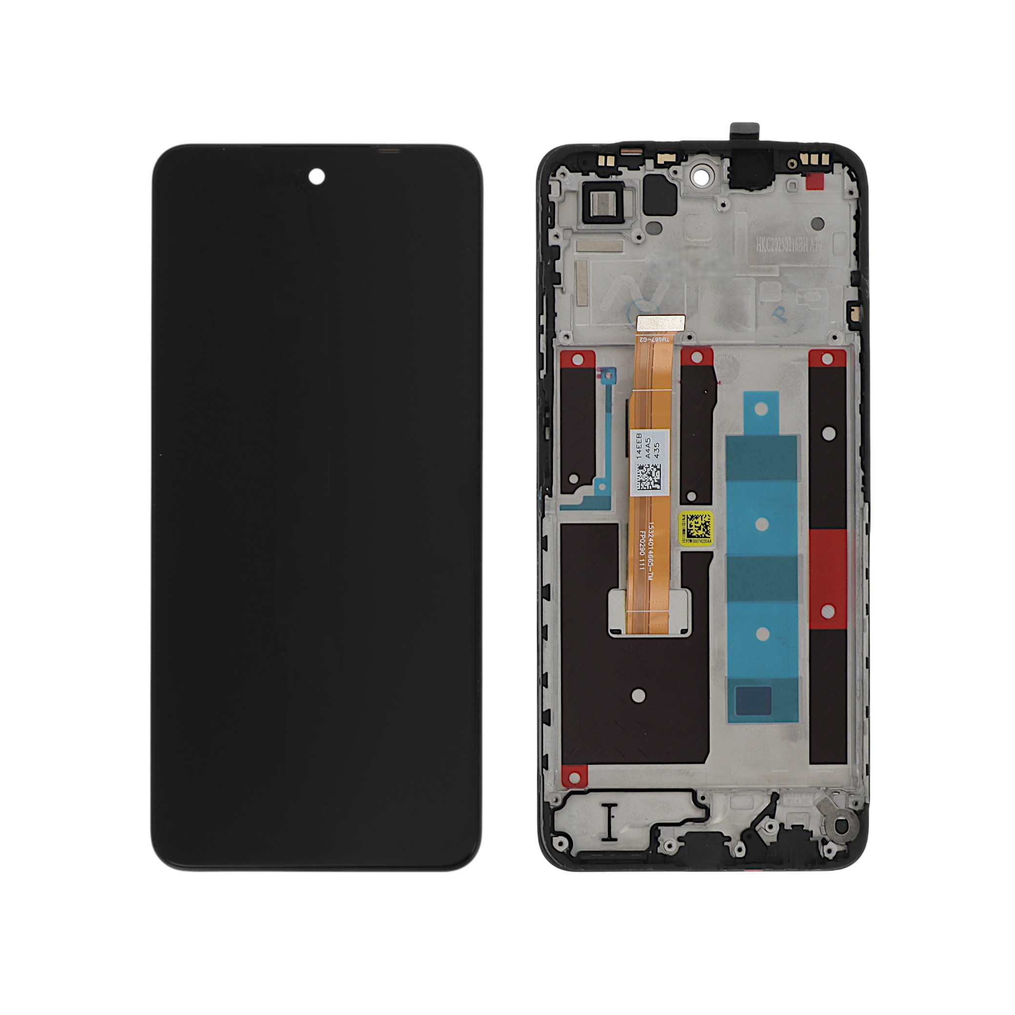 Ecran Complet Noir Realme 14X 5G/C75 5G/P3 Lite 5G (Avec Châssis) (ReLife)