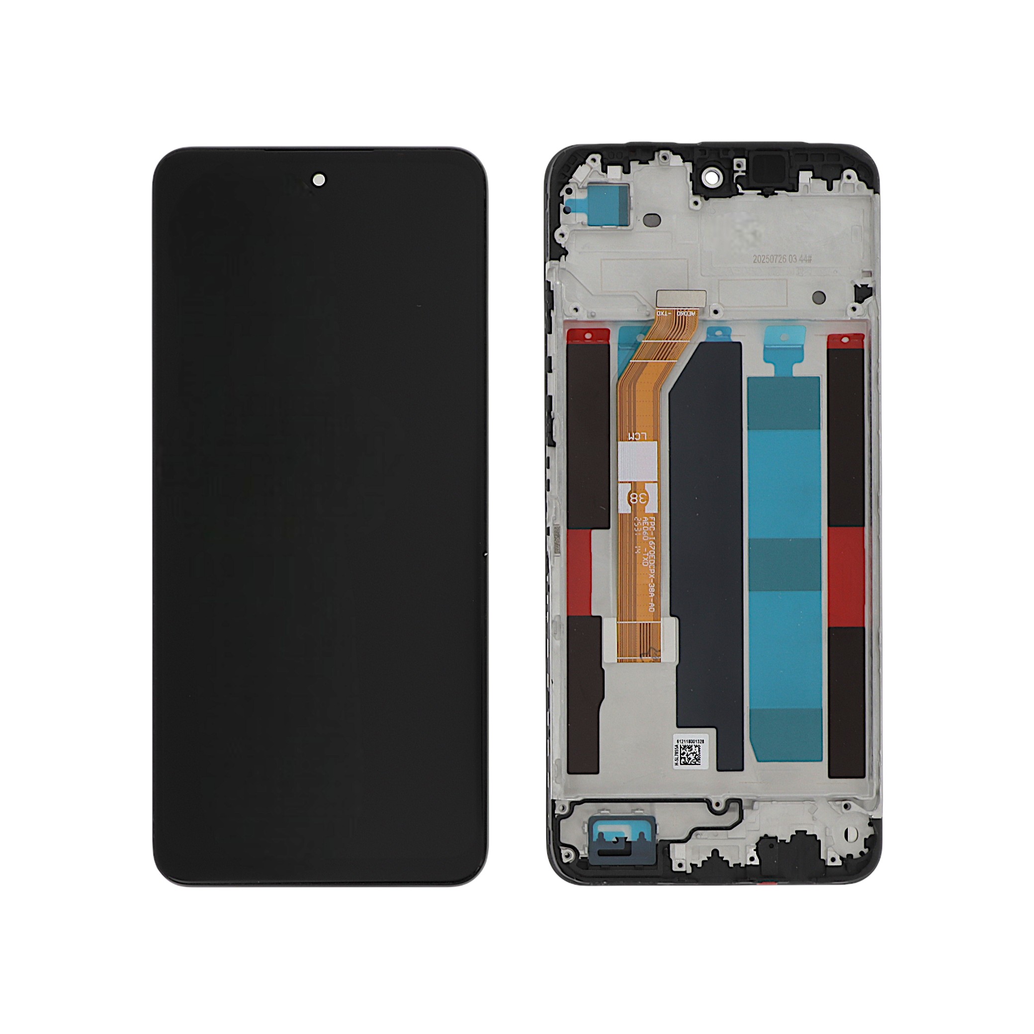 Ecran Complet Noir Realme C71/P3 Lite 4G (Avec Châssis) (ReLife)
