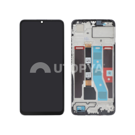 Ecran Complet Noir Realme Note 50 (Avec Châssis)
