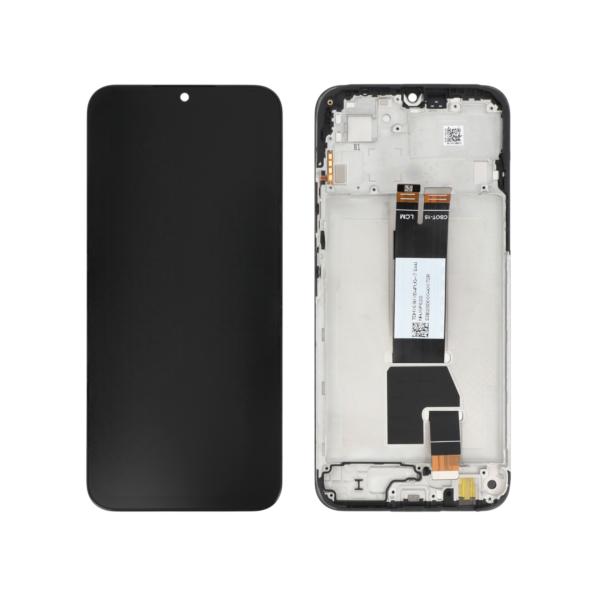 Ecran Complet Noir Redmi 15C 4G (Global Version)