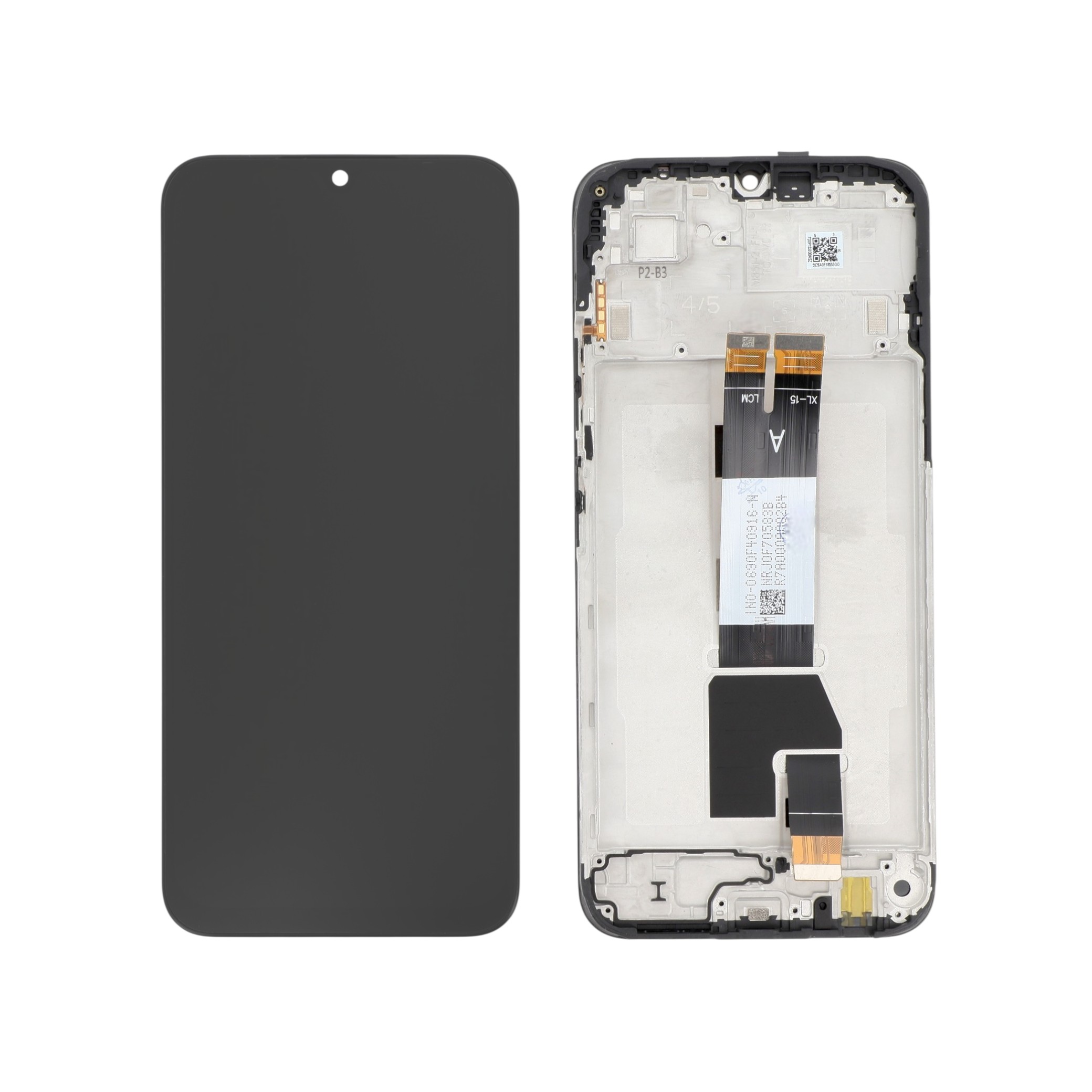 Ecran Complet Noir Redmi 15C 5G (Avec Châssis) (Global Version)