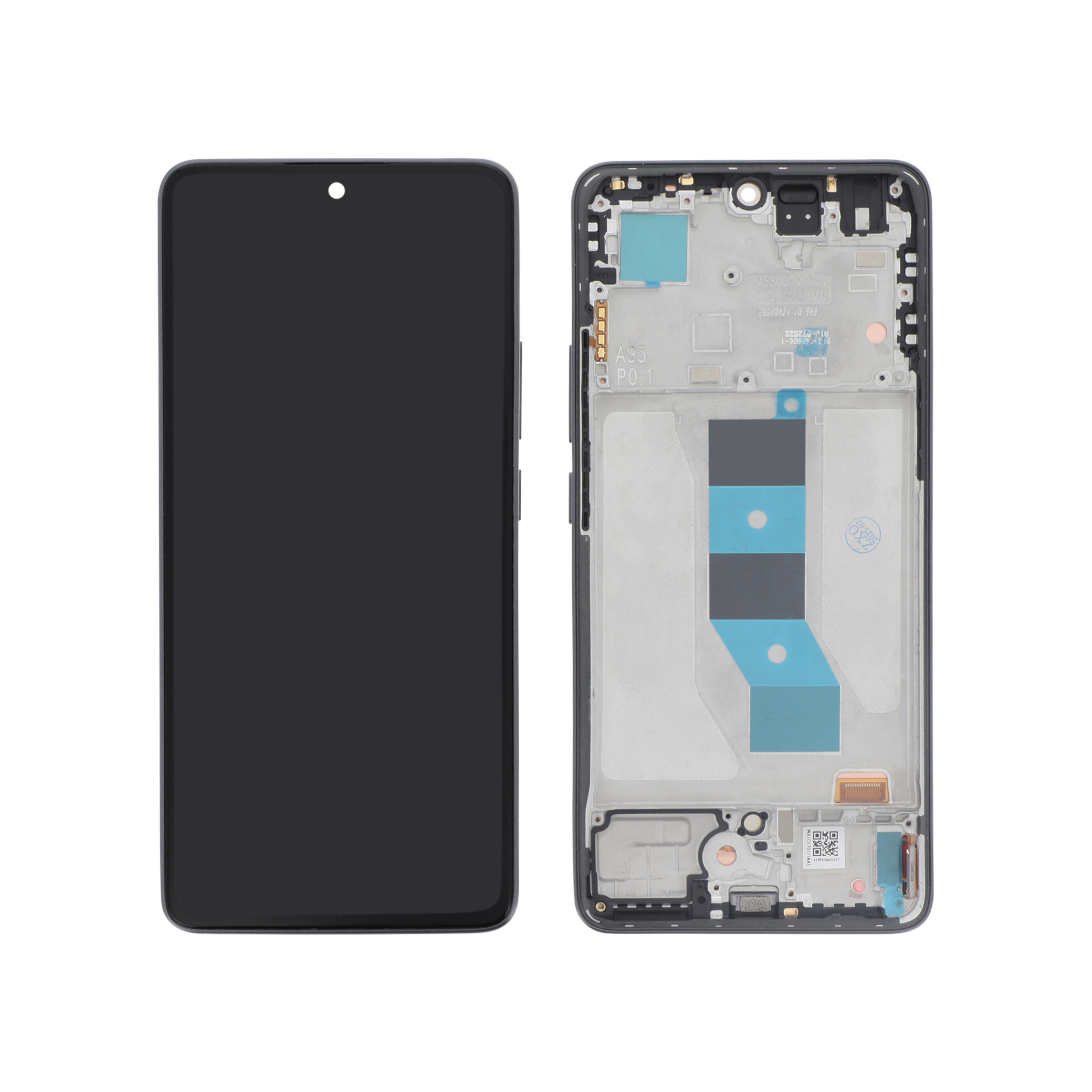 Ecran Complet Noir Redmi Note 14 5G (Avec Châssis) (ReLife)