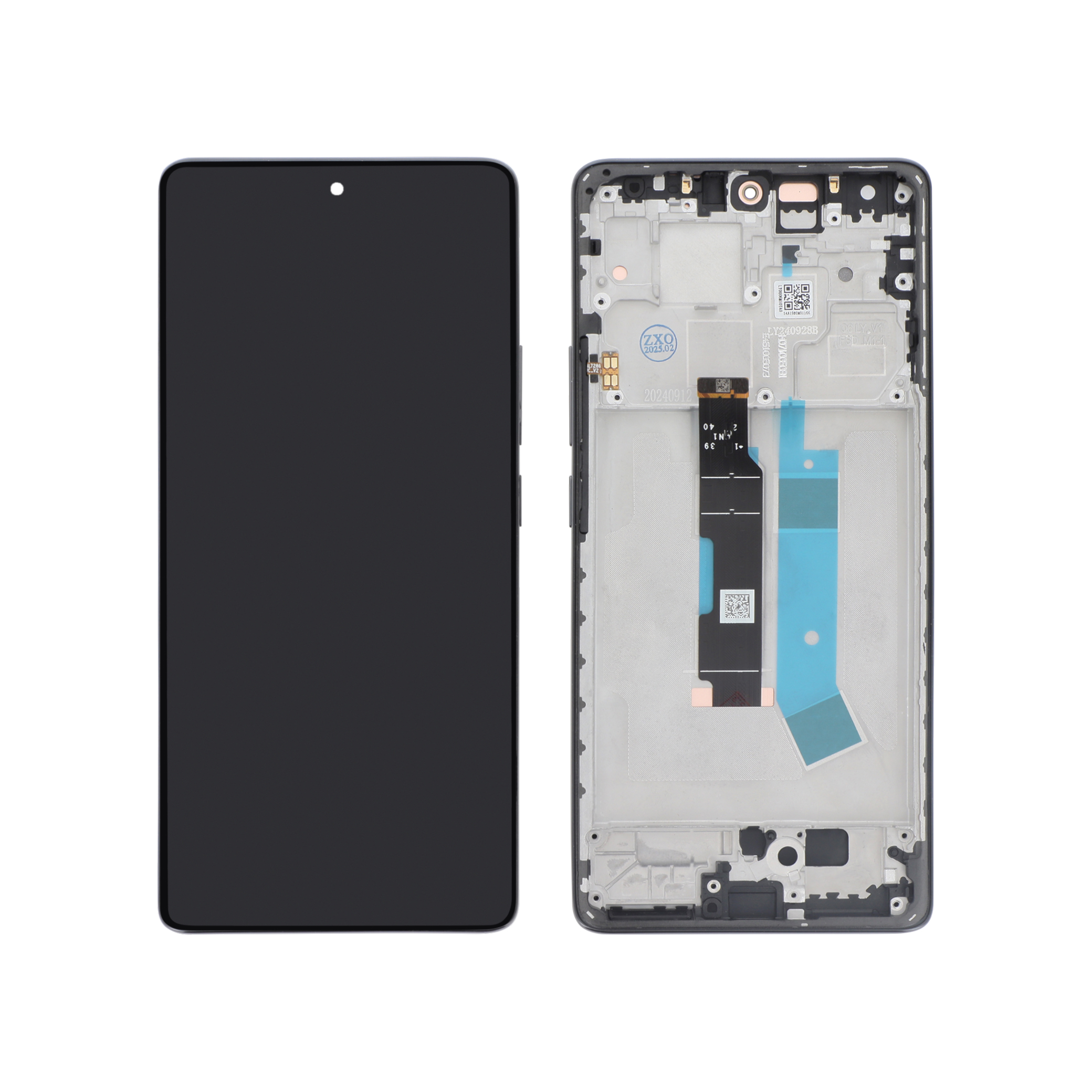 Ecran Complet Noir Redmi Note 14 Pro 4G (Avec Châssis) (ReLife)