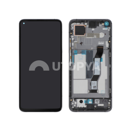 Ecran Complet Noir Xiaomi Mi 10T 5G/10T Pro 5G (Avec châssis)