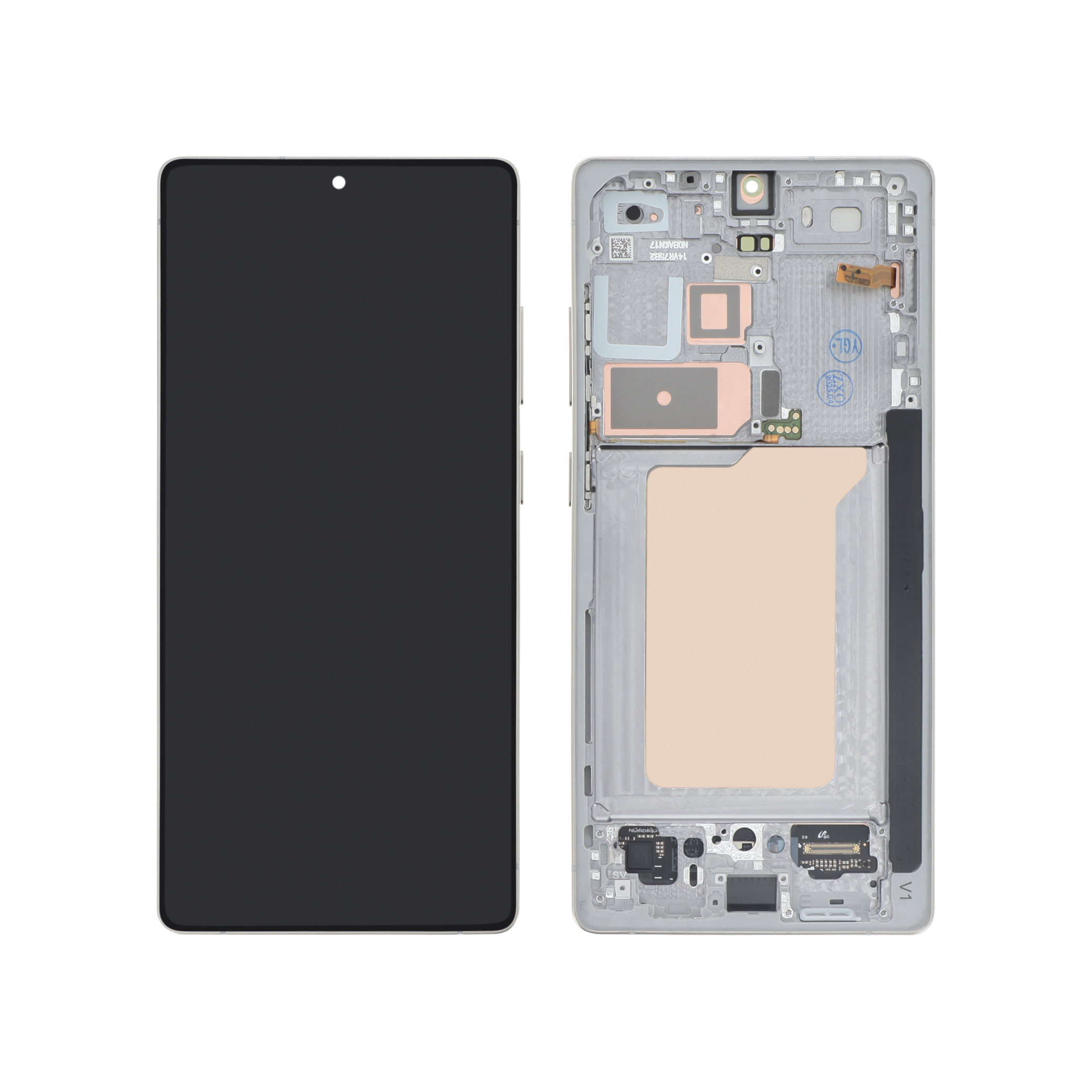 Ecran Complet Or Rose Galaxy S25 Ultra (S938B) (Avec Châssis) (Relife)