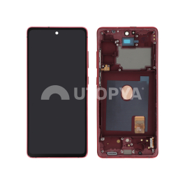 Ecran Complet Rouge Galaxy S20 FE 4G/5G (G780F/G781B) (Avec châssis)