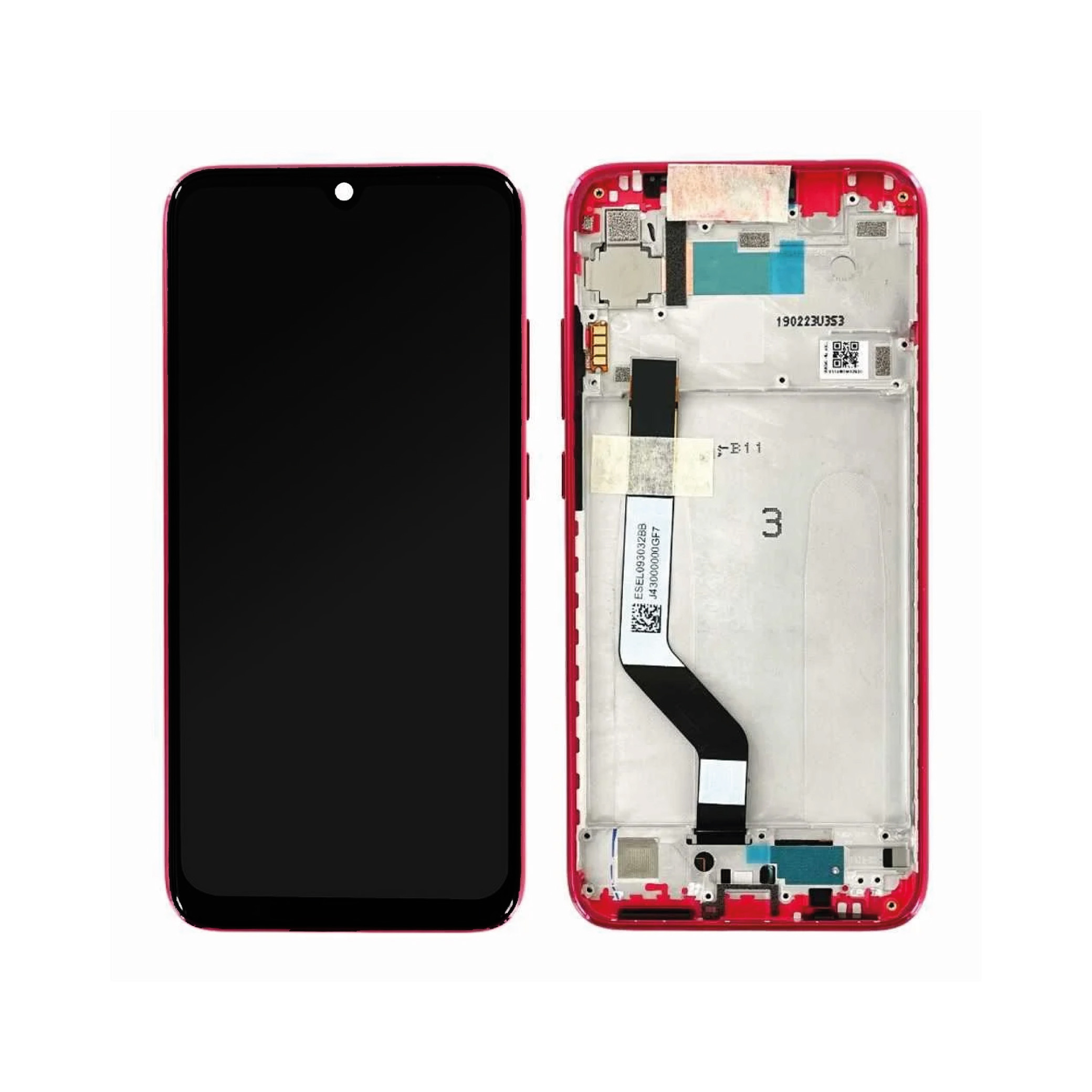 Ecran Complet Rouge Redmi Note 7