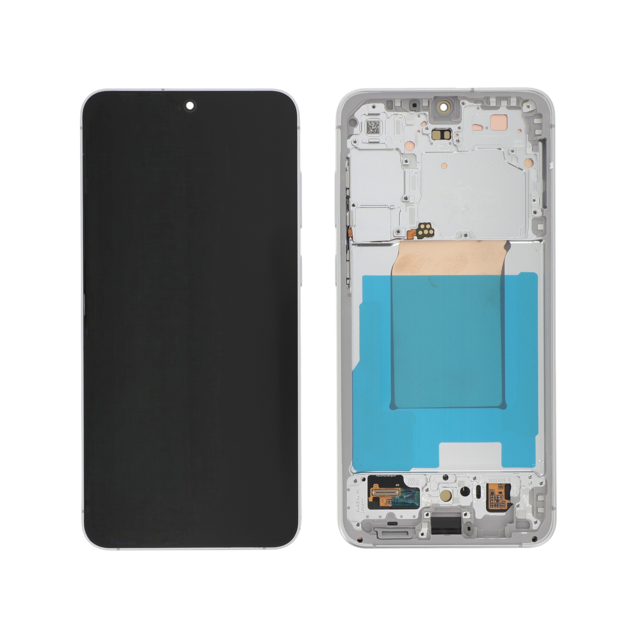 Ecran Complet Titane Argent Galaxy S25 FE (S731B) (ReLife)