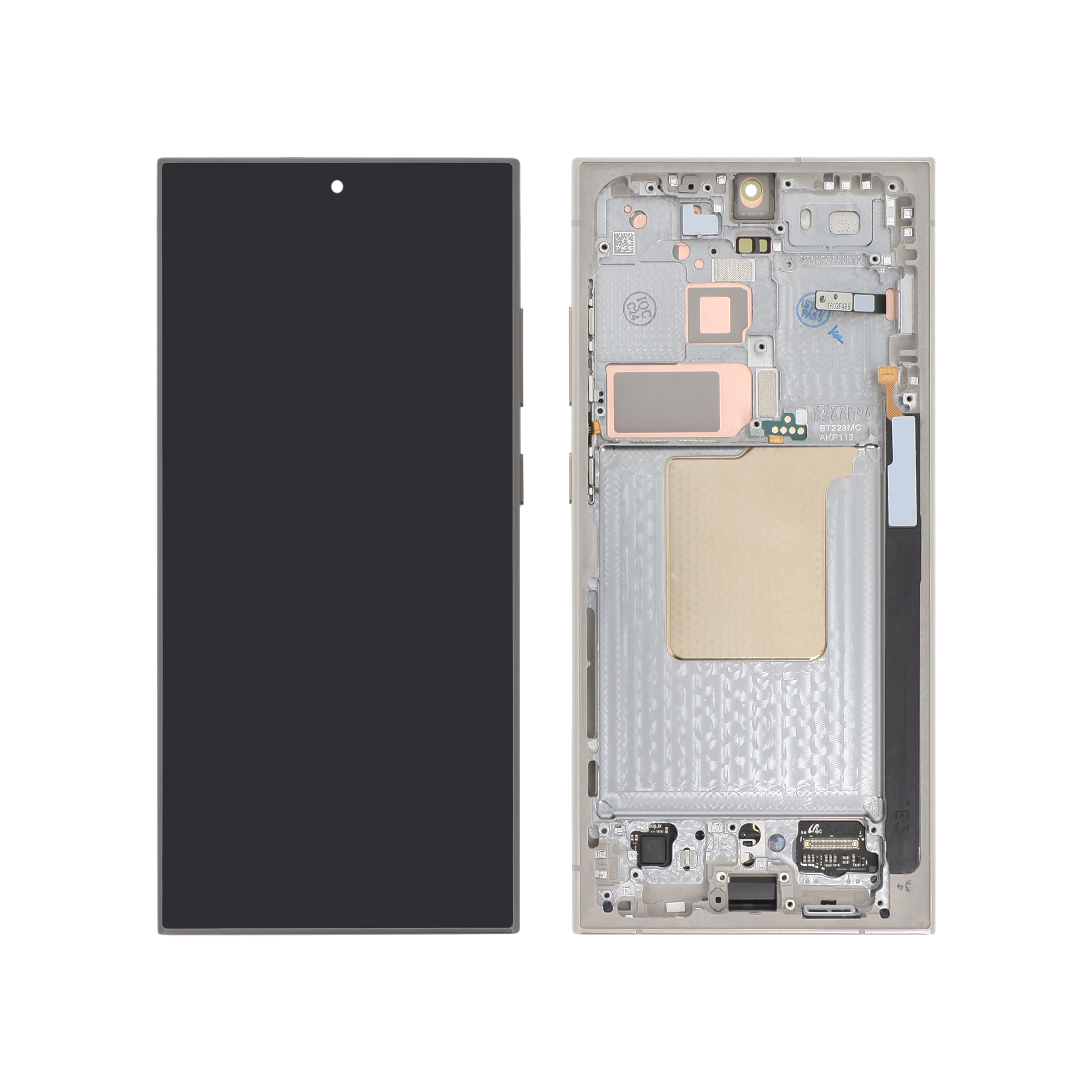 Ecran Complet Titane Gris Galaxy S24 Ultra (S928) (PA)