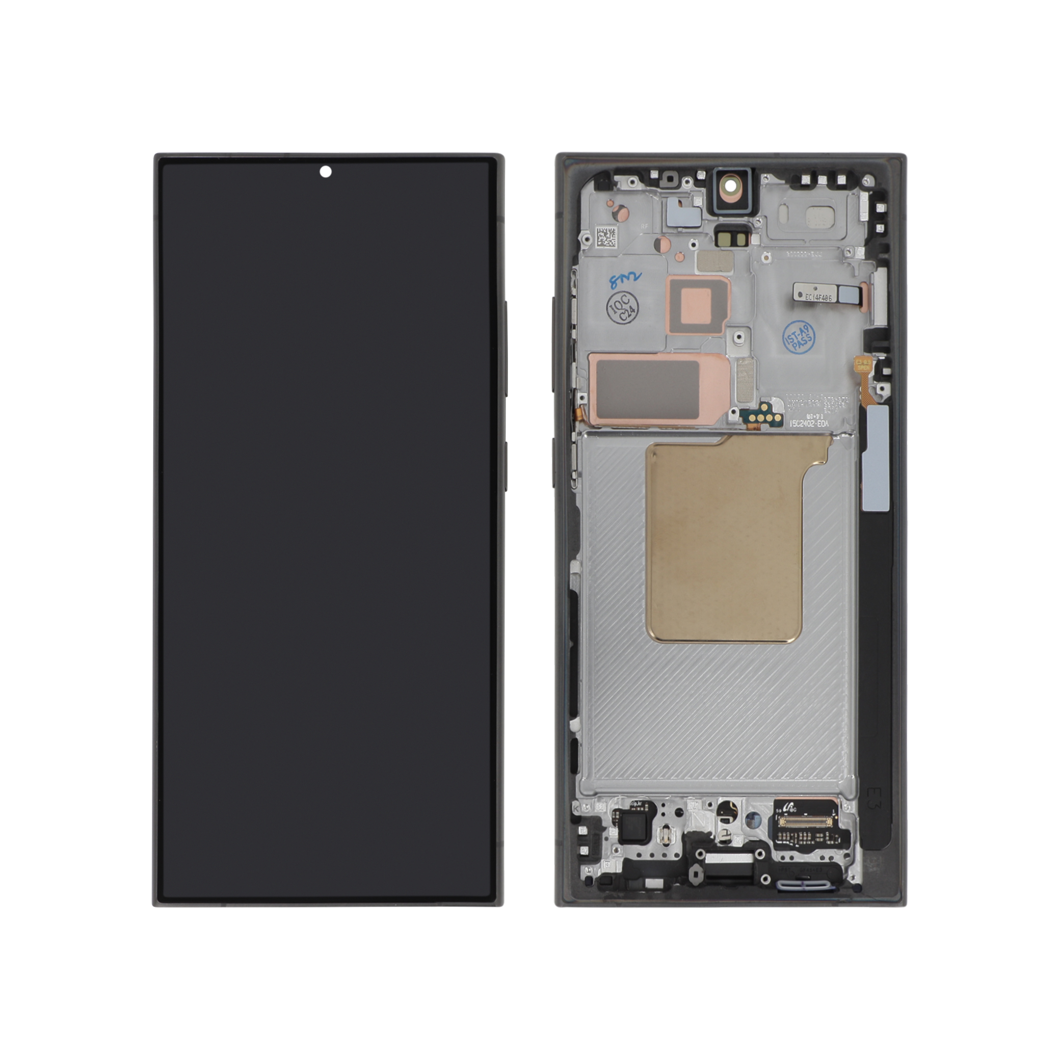 Ecran Complet Titane Noir Galaxy S24 Ultra (S928) (PA)