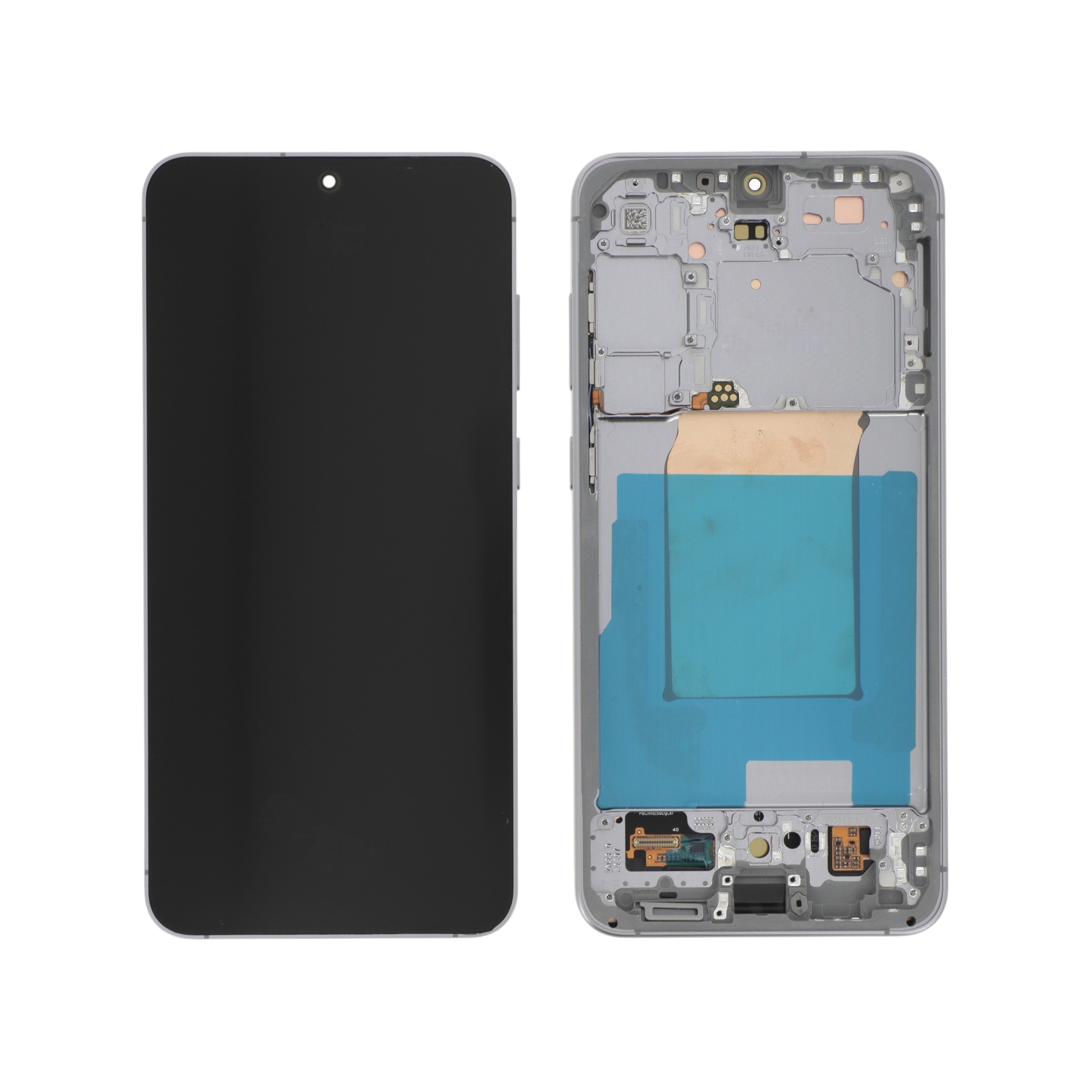 Ecran Complet Titane Noir Galaxy S25 FE (S731B) (ReLife)