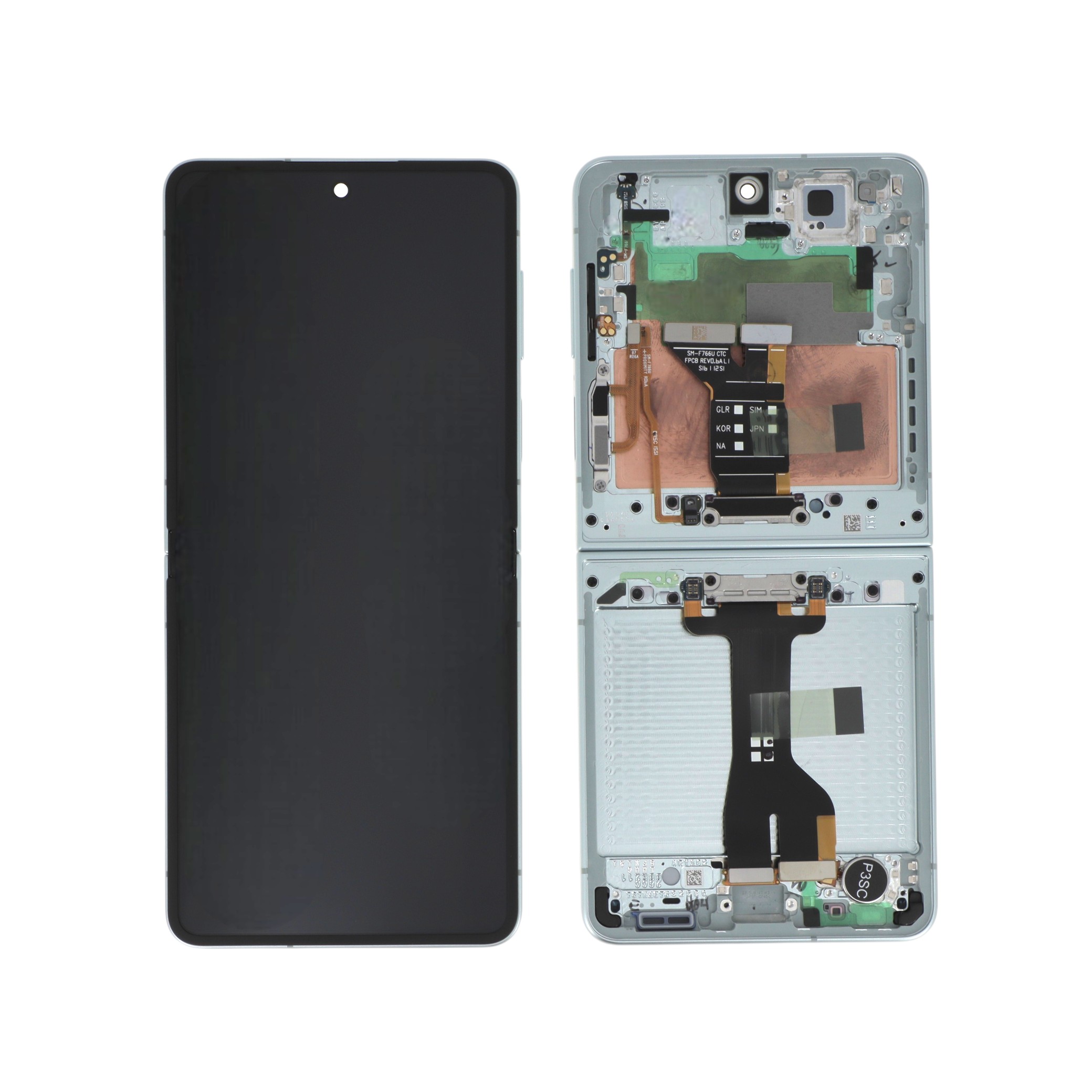 Ecran Complet Vert d'eau Galaxy Z Flip7 (F766B)