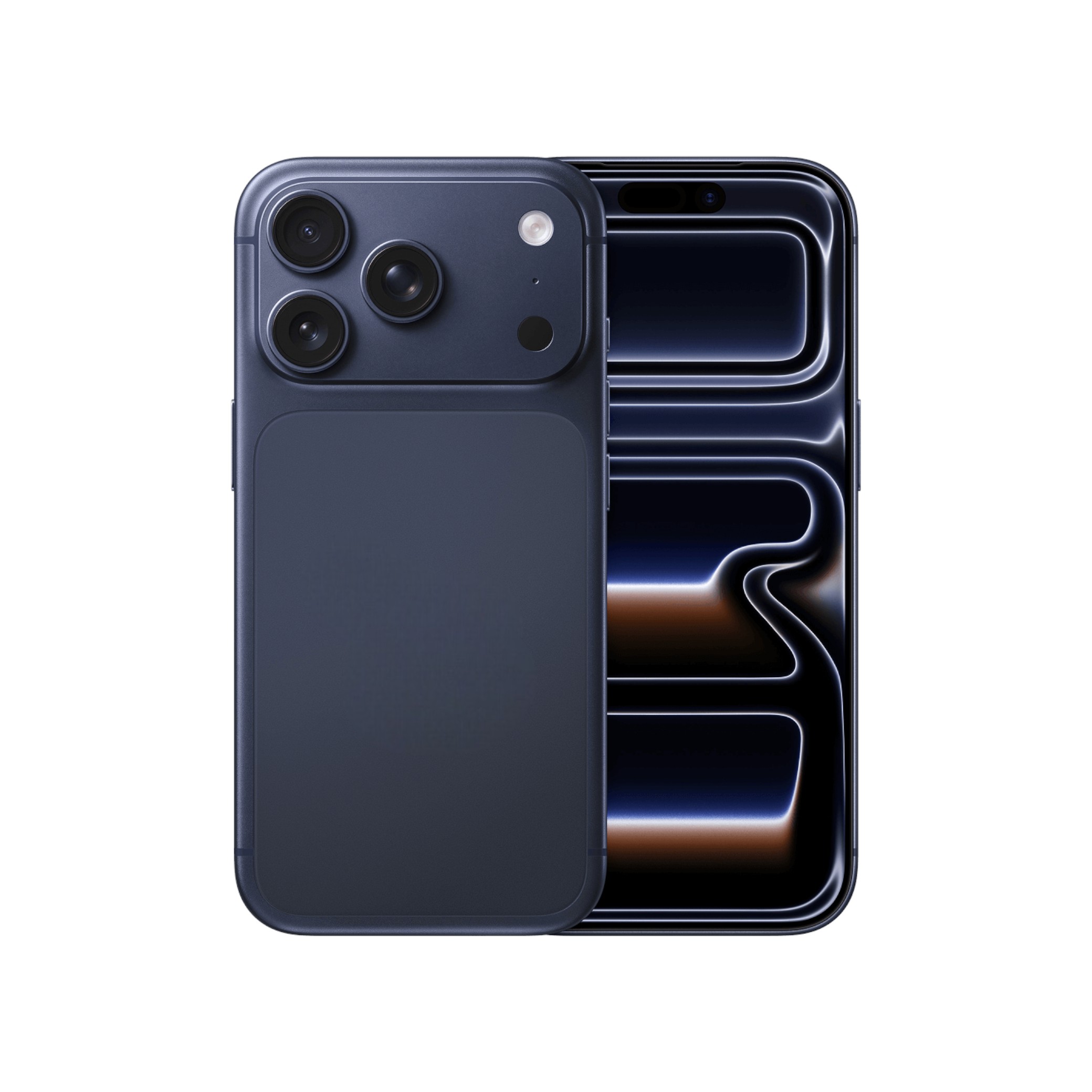 Factice Type iPhone 17 Pro Max (Bleu Intense)
