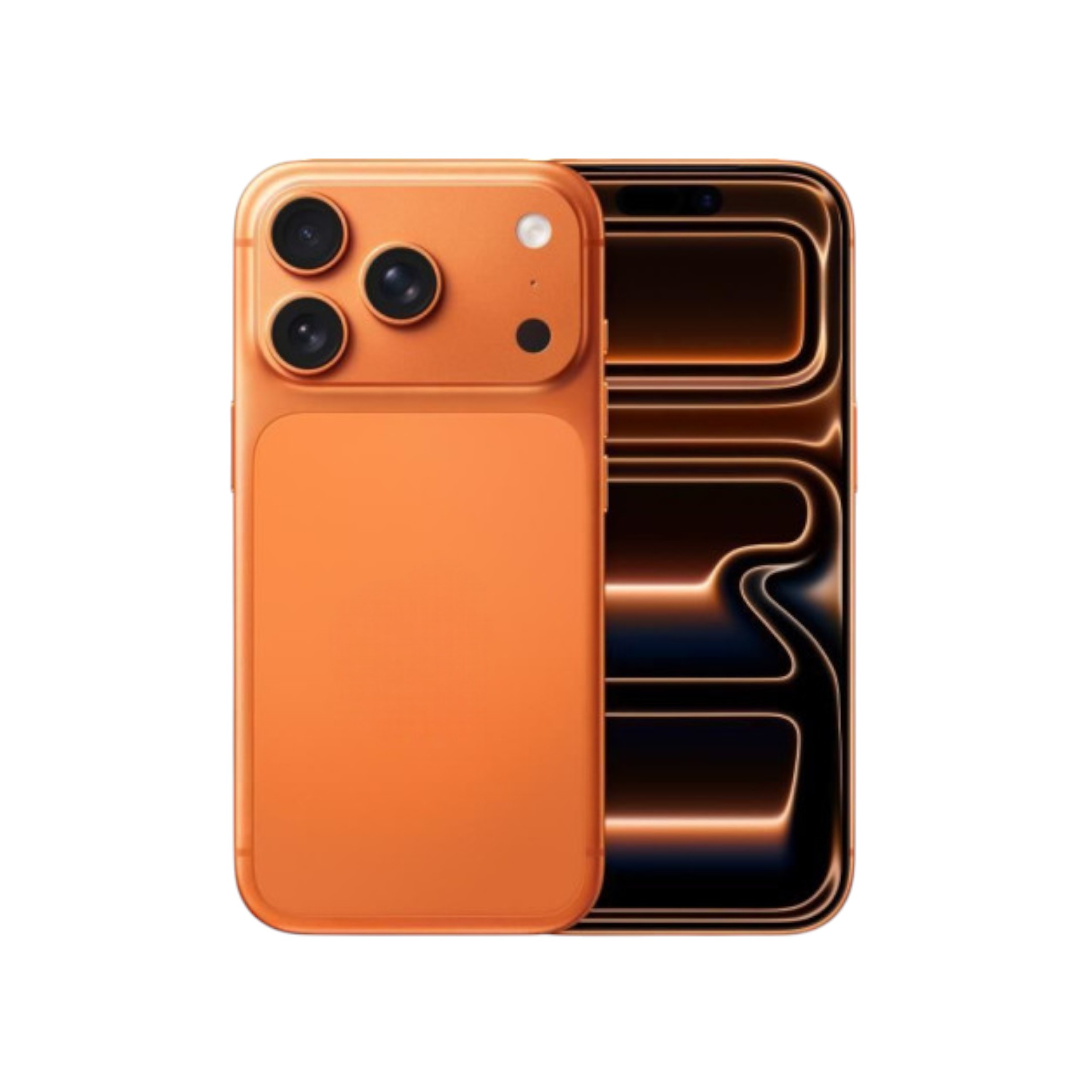Factice Type iPhone 17 Pro Max (Orange Cosmique)
