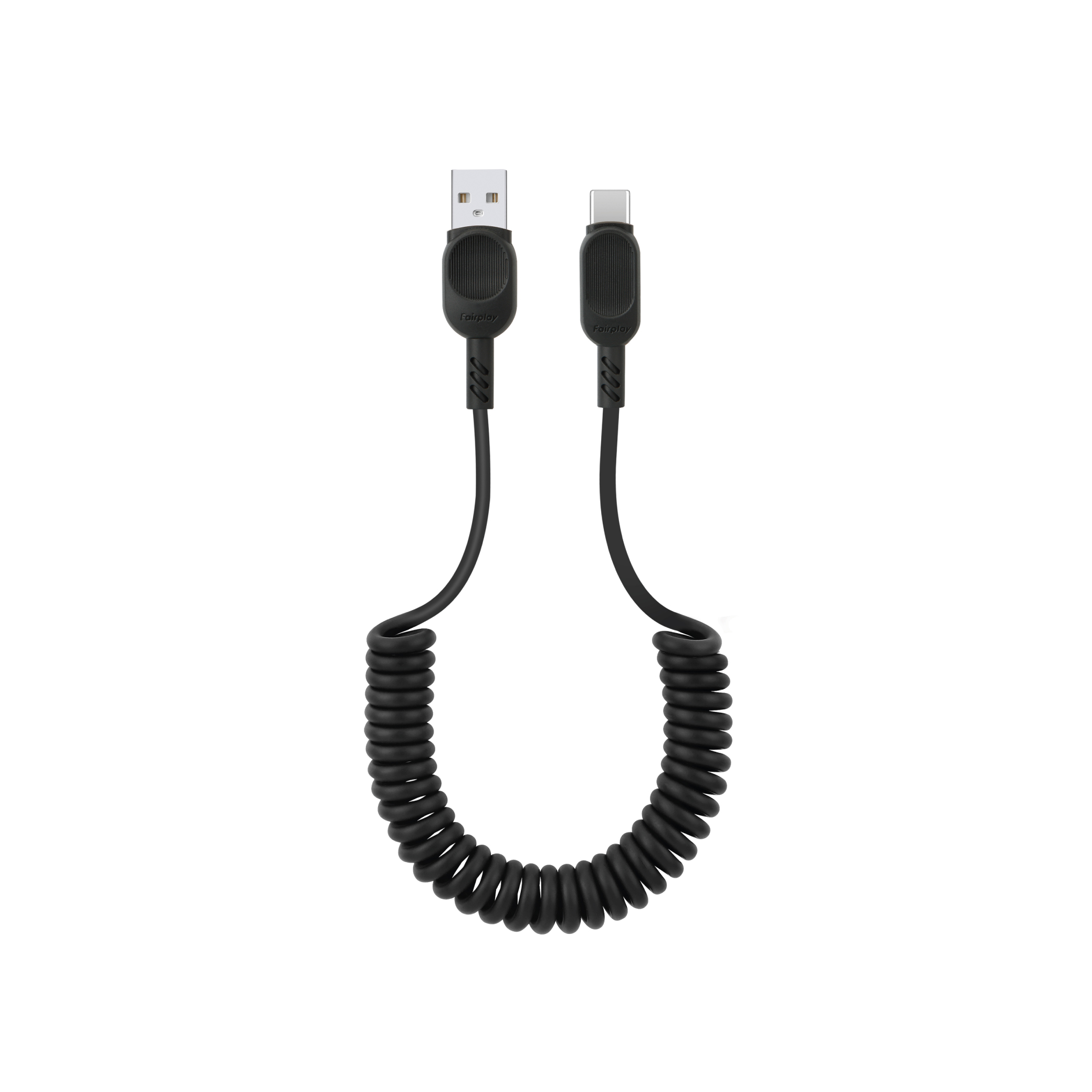 FAIRPLAY Câble Twisted USB-C 1,8m (Noir)