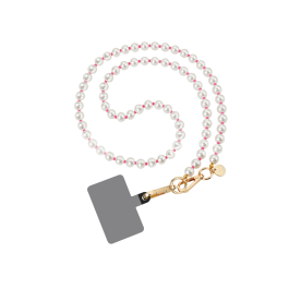 FAIRPLAY Chaîne 100cm Tina (Rose/Blanc)