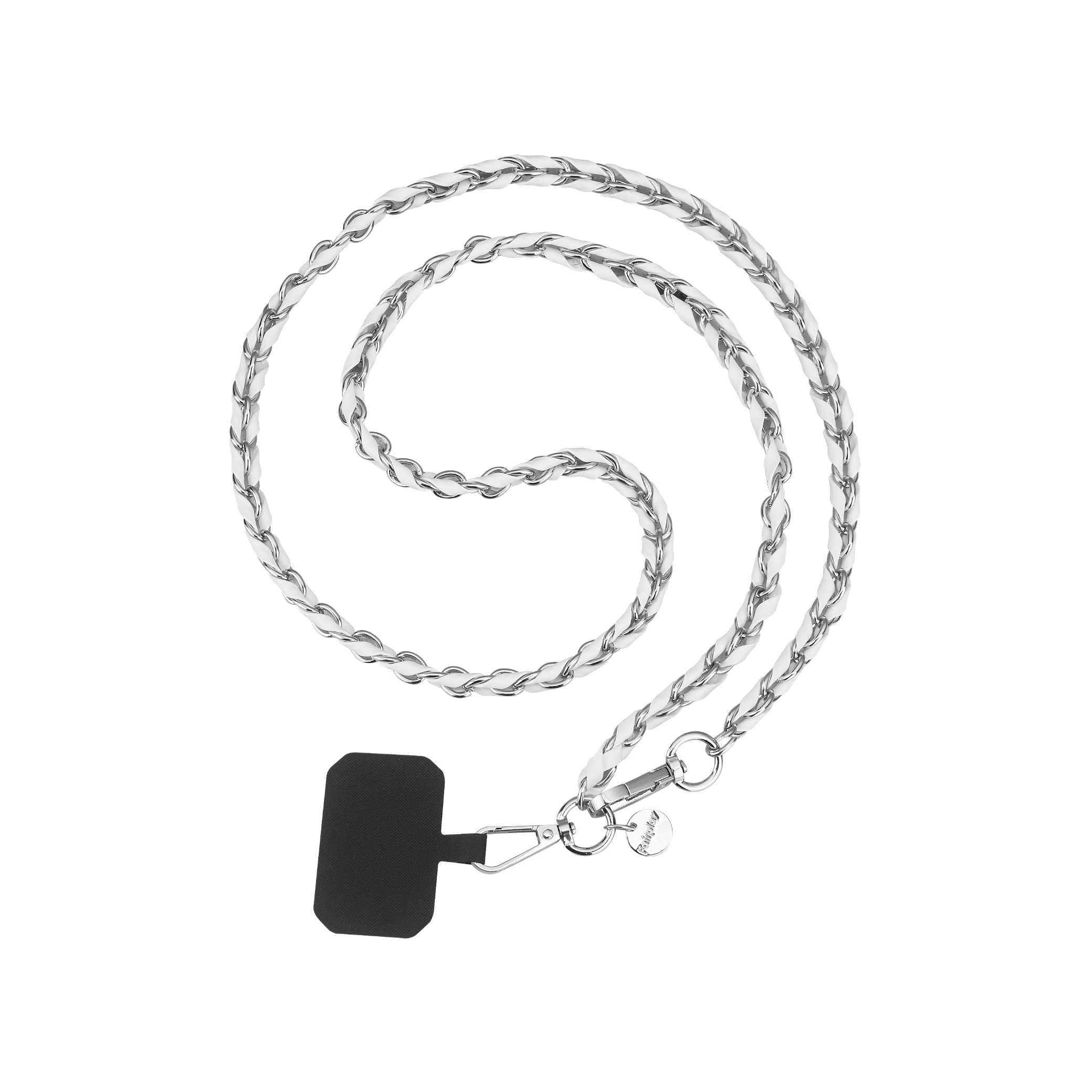 FAIRPLAY Chaine Longue Lou 120 cm (Argent)