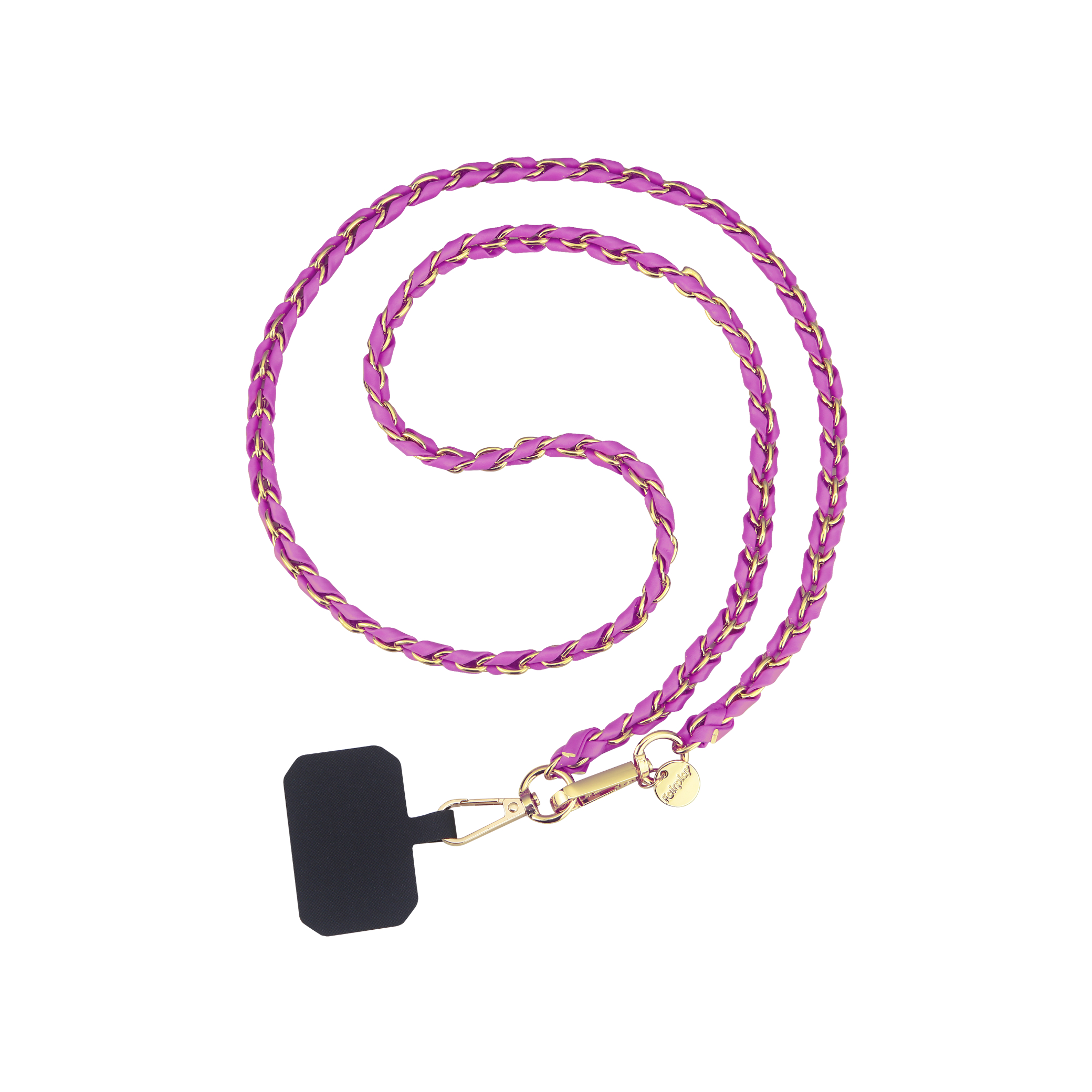 FAIRPLAY Chaine Longue Lou 120 cm (Fuchsia)