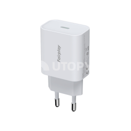 FAIRPLAY Chargeur 25W USB-C (Blanc) (Bulk)
