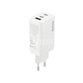 FAIRPLAY Chargeur 65W 3 ports (USB-A + 2 USB-C)