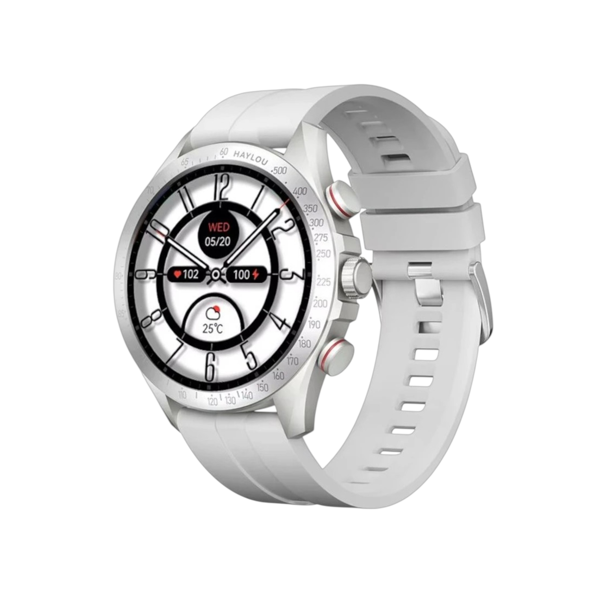 HAYLOU Smartwatch Solar Pro (LS18) (Argent)