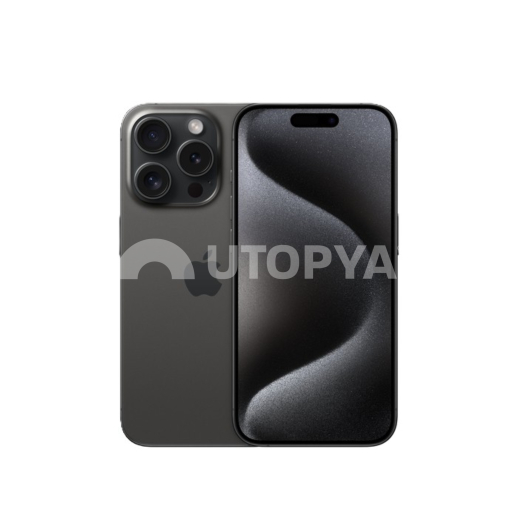 iPhone 15 Pro 128 Go (Noir Titane) (Grade A) (Margin VAT) (Refurb)