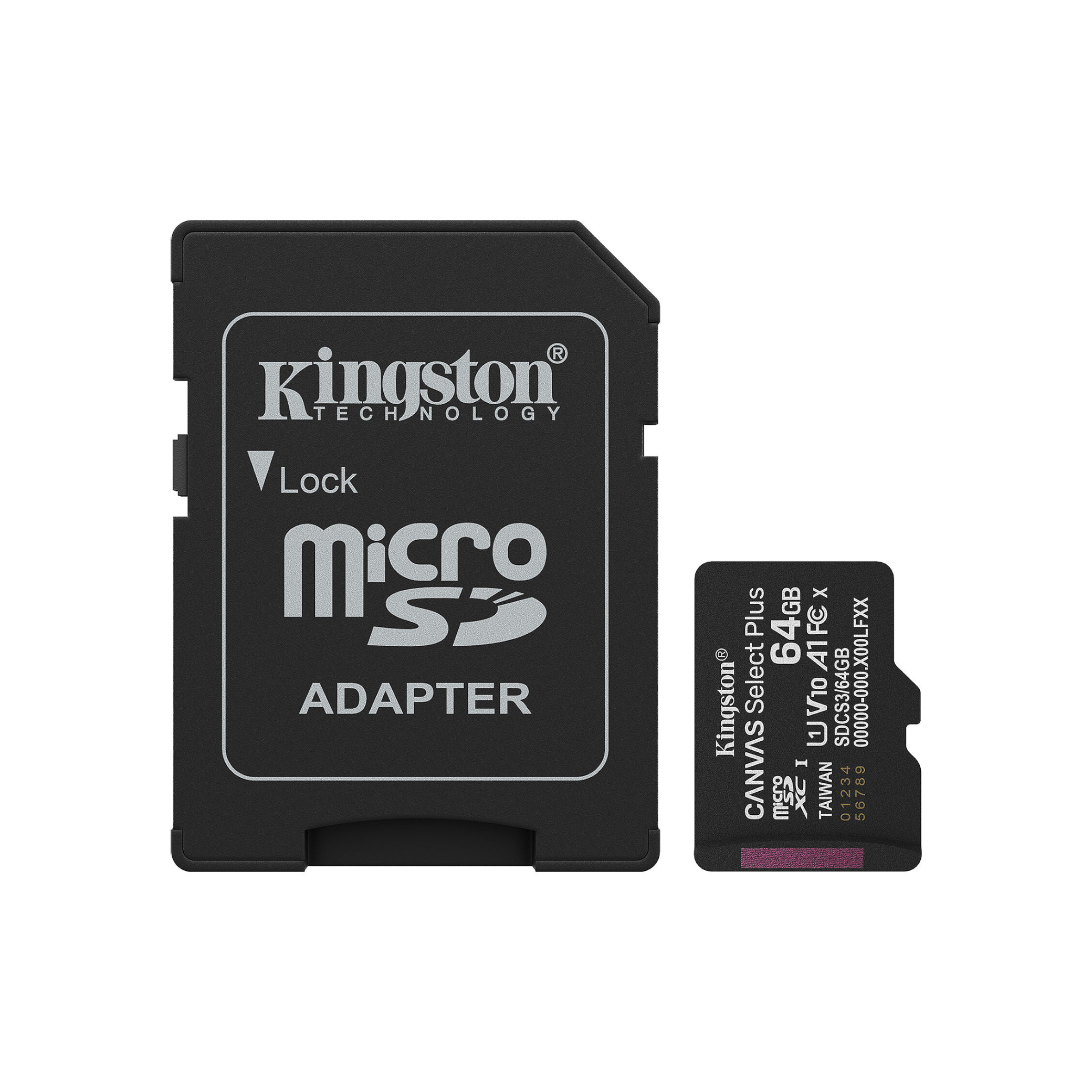 KINGSTON Canvas Select Plus Gen3 MicroSD 64Go