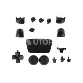 Kit 16 Boutons Manette PS5 DualSense (Noir) (BDM-010)