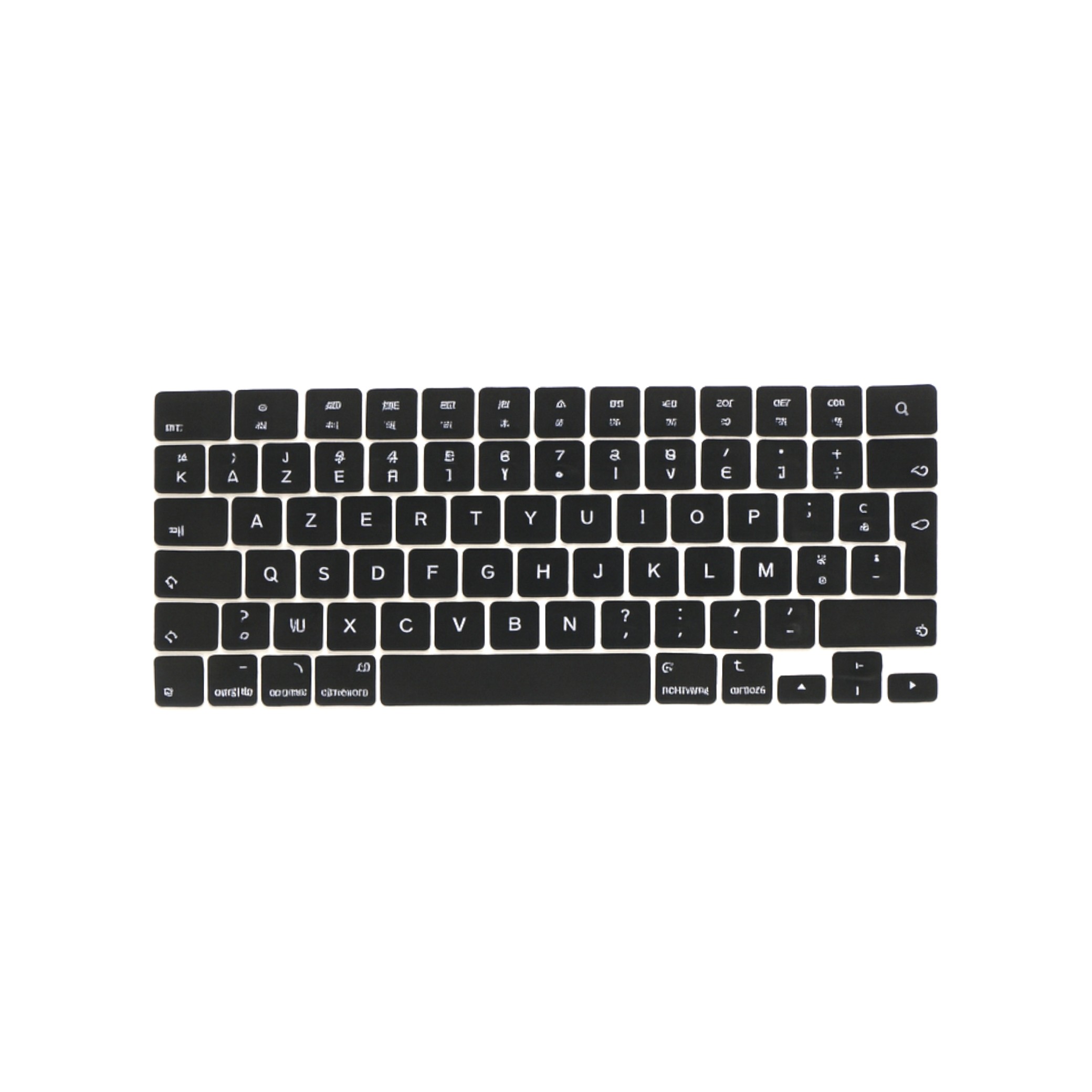 Kit de Touches Sans Clips Macbook Pro/Air A2442 A2485 A2681 A2941 A2779 A2992 (AZERTY)