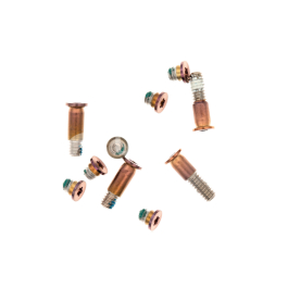 Kit de Vis Coque inférieure Or Rose Macbook Air 13’’ Fin 2018/Début 2019/Mi 2019/Début 2020/Fin 2020 M1 (A1932/A2179/A2337)