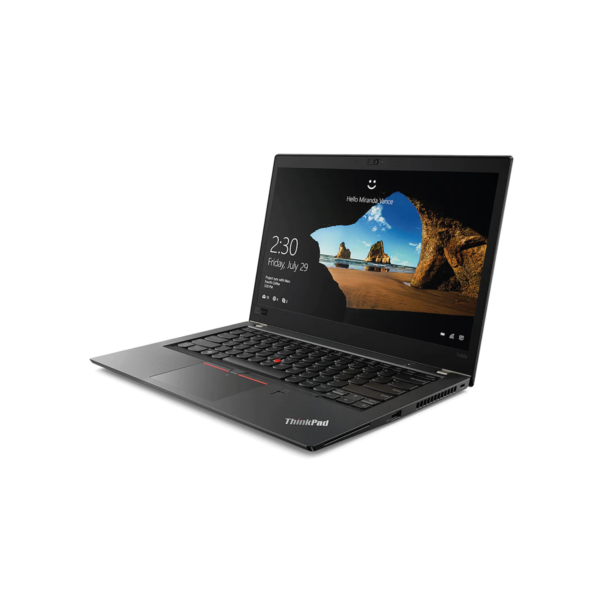 Lenovo ThinkPad T480s 14'' - Core i5 8e Gen - SSD 256 Go - Ram 4 Go - AZERTY (Grade A)