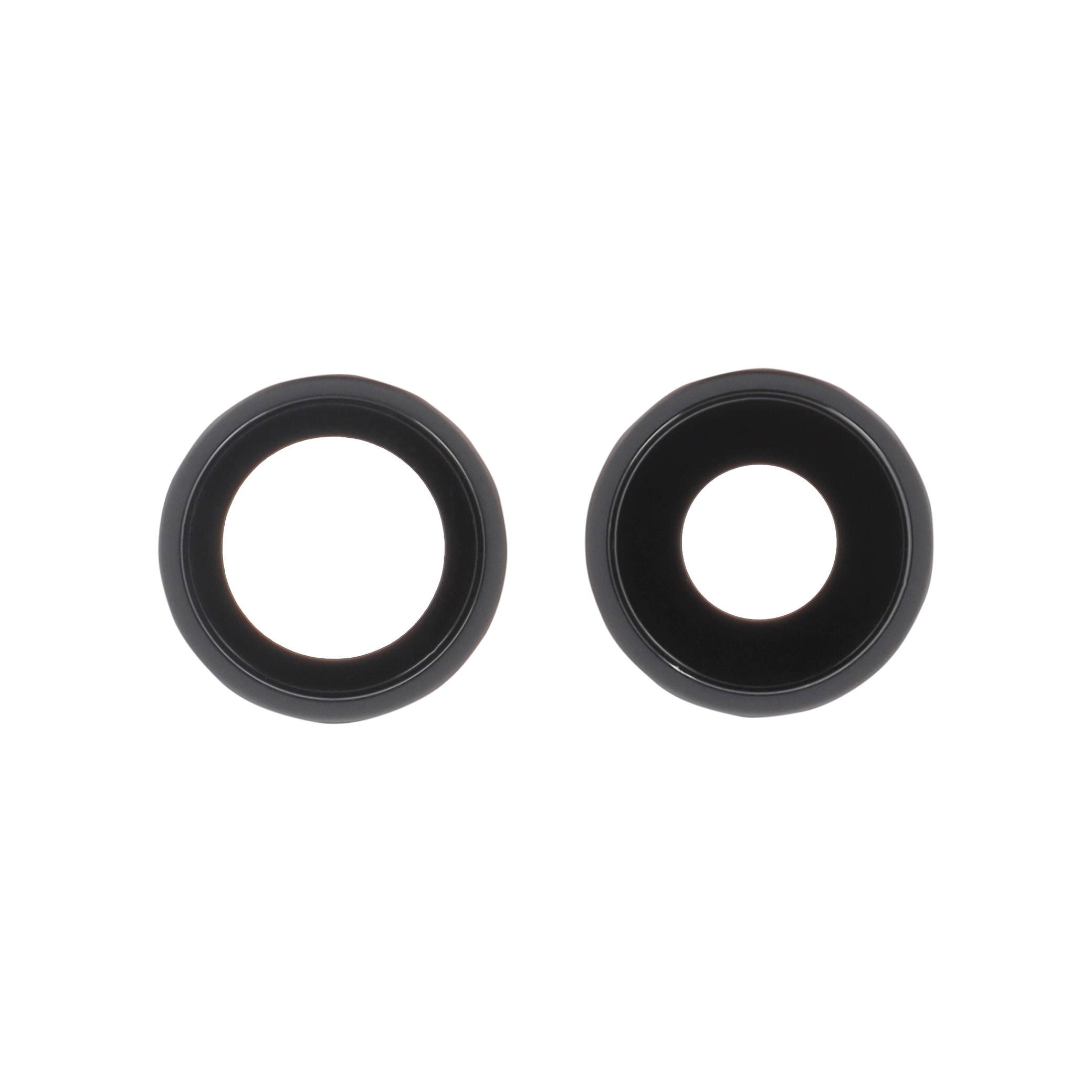 Lentille Caméra Arrière avec Contour iPhone 16/16 Plus (Noir) (Lot de 2)