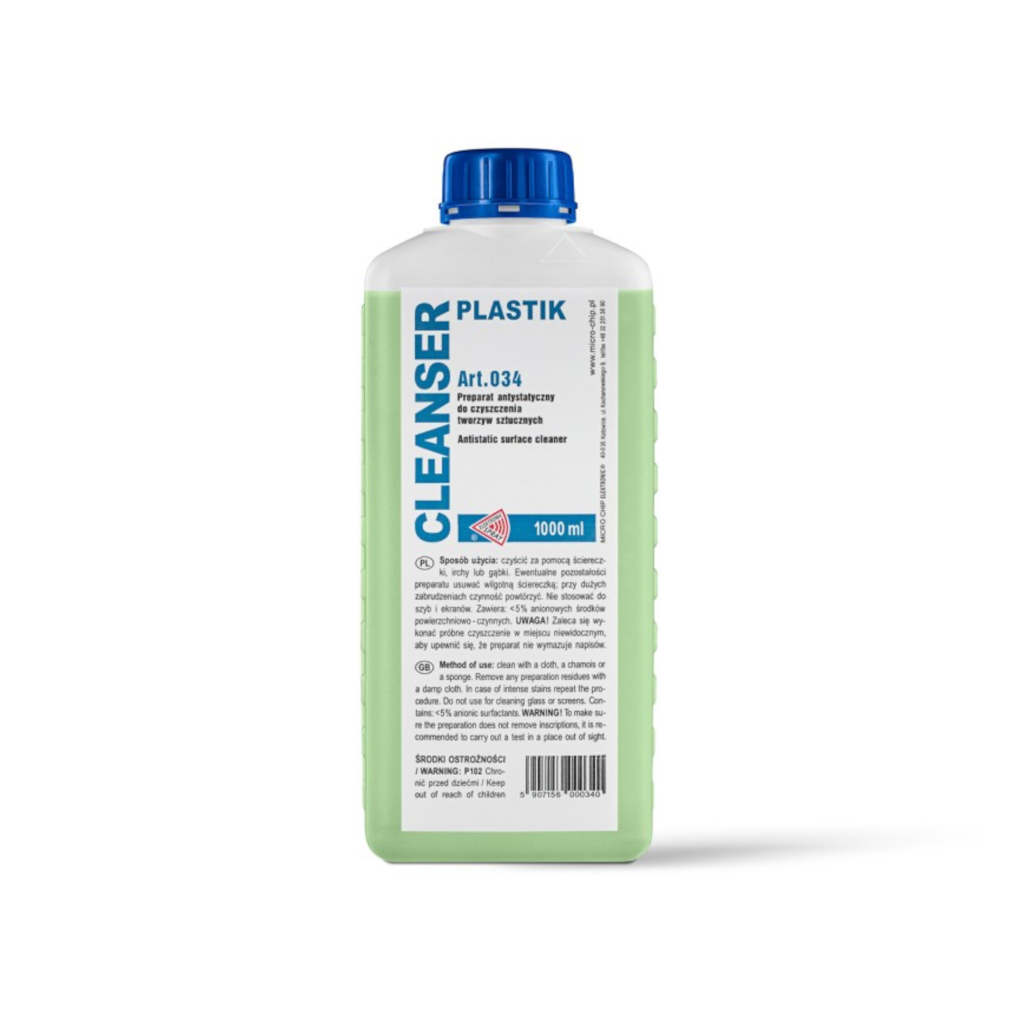 MCE Nettoyant Liquide pour Surface Plastique (1000ml)