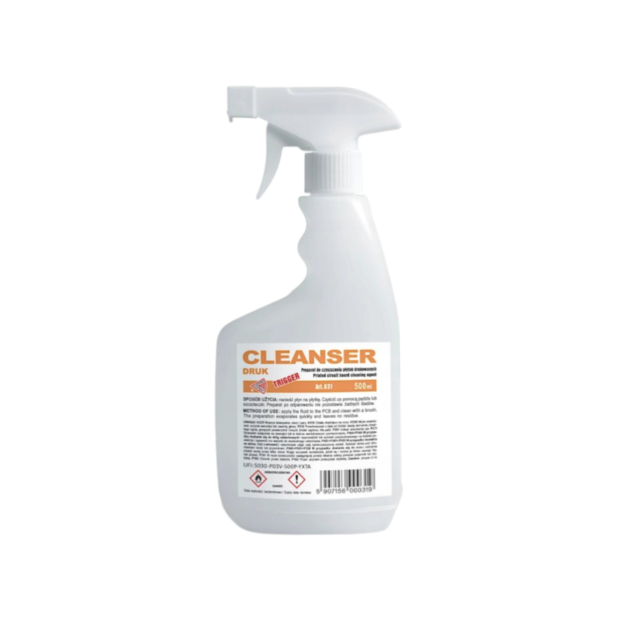 MCE Pulvérisateur Nettoyant Liquide pour Circuits Imprimés (500ml)