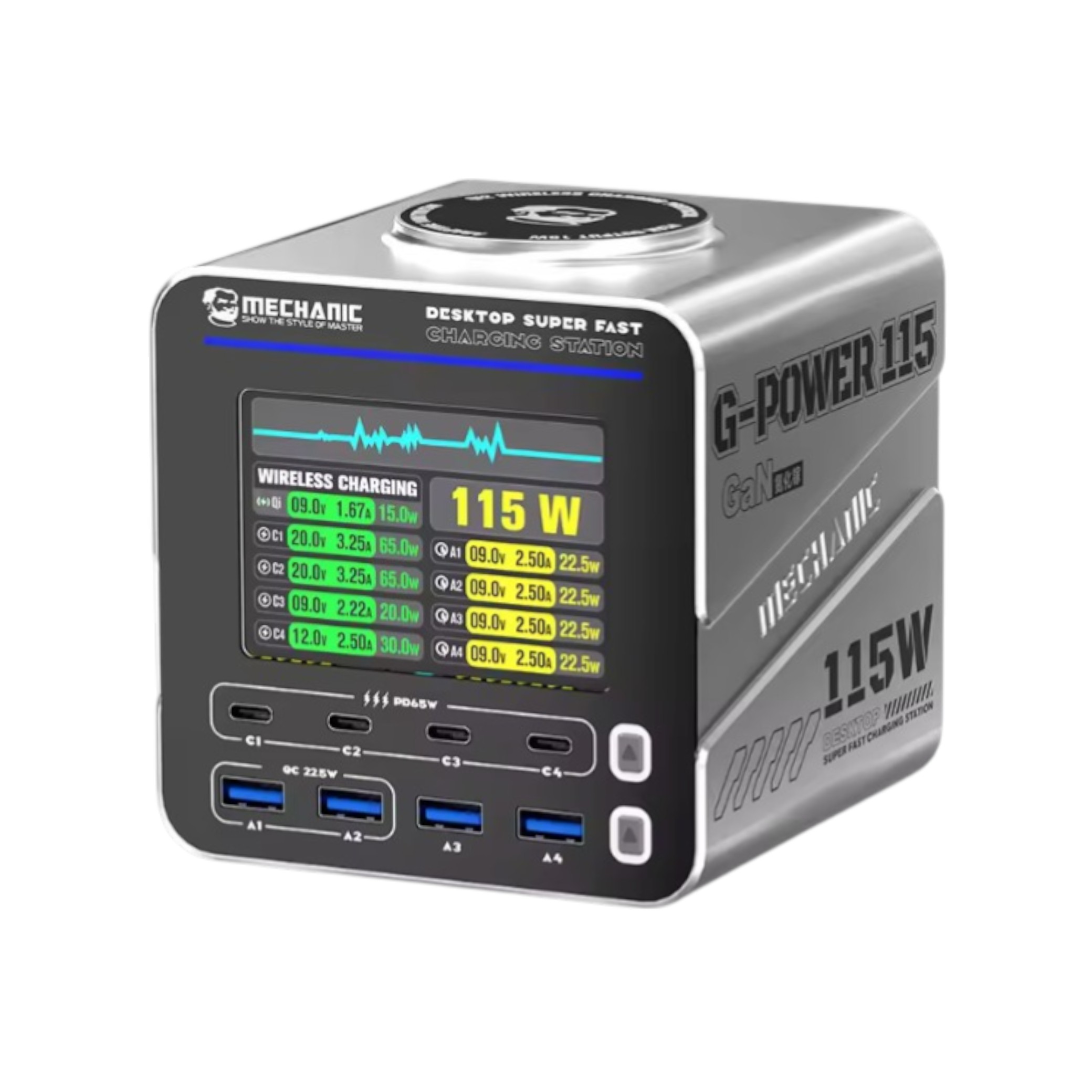MECHANIC G-Power 115W Station de Charge Intelligent