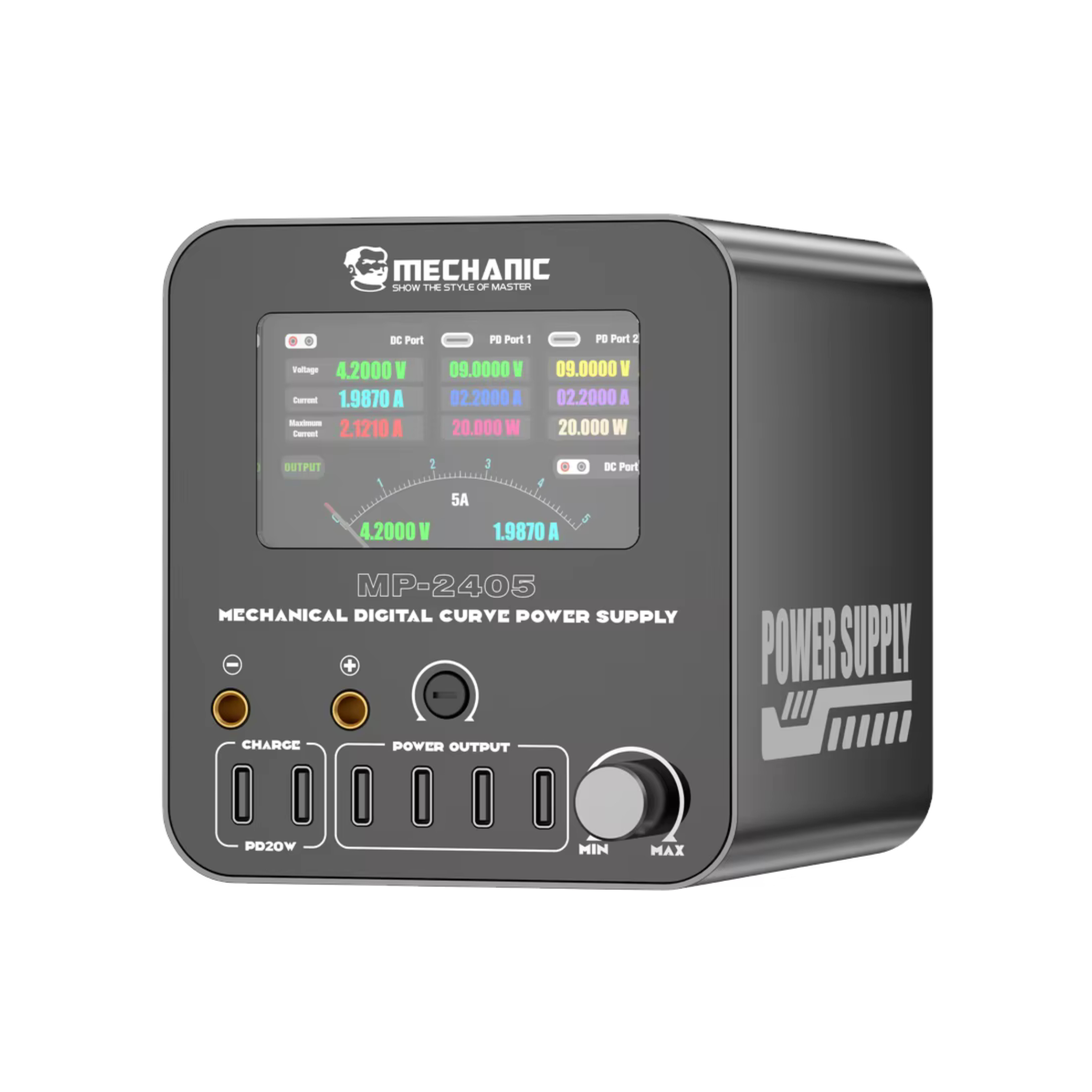 Mechanic MP-2405 Alimentation Numérique à Courbe Mécanique