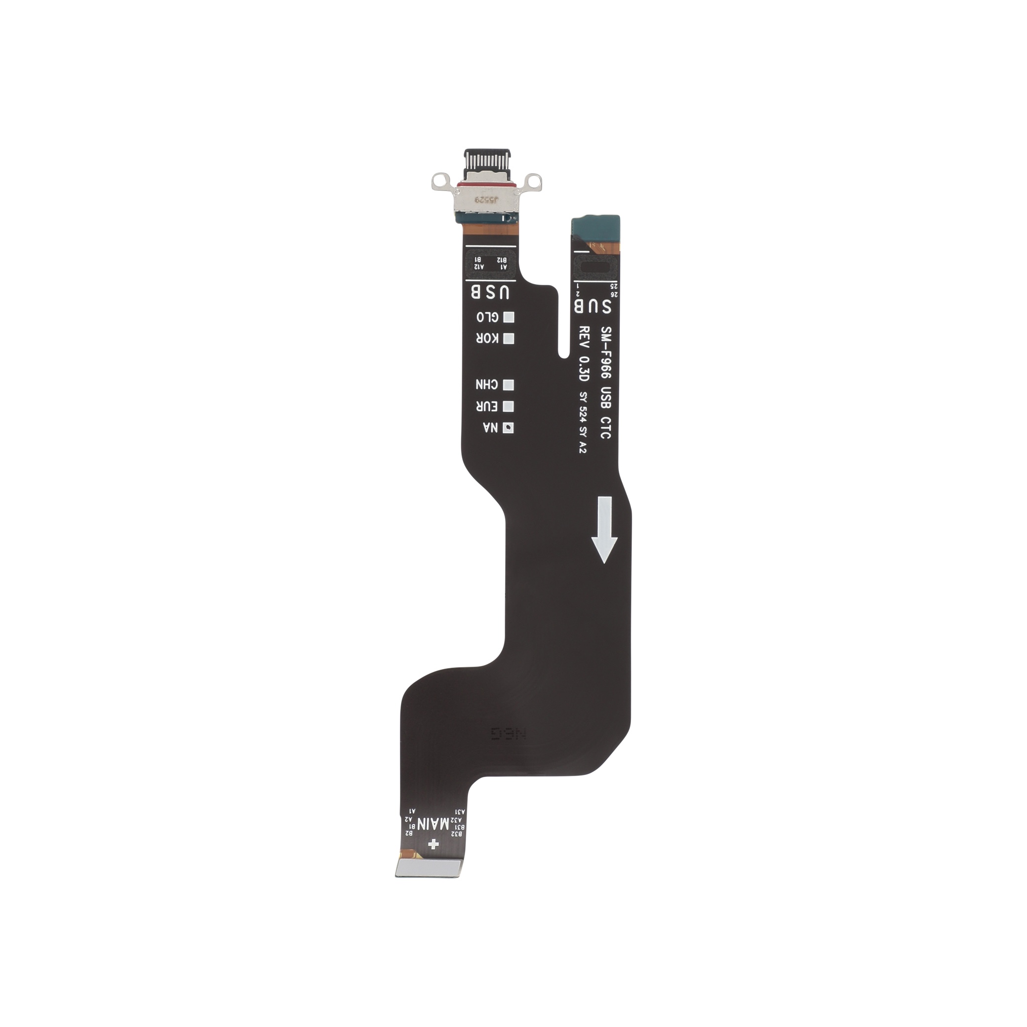 Nappe Connecteur de charge + Nappe Principale Galaxy Z Fold7 (F966B)